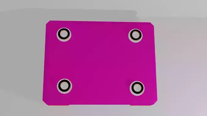 Donuts Table Free low-poly 3D model