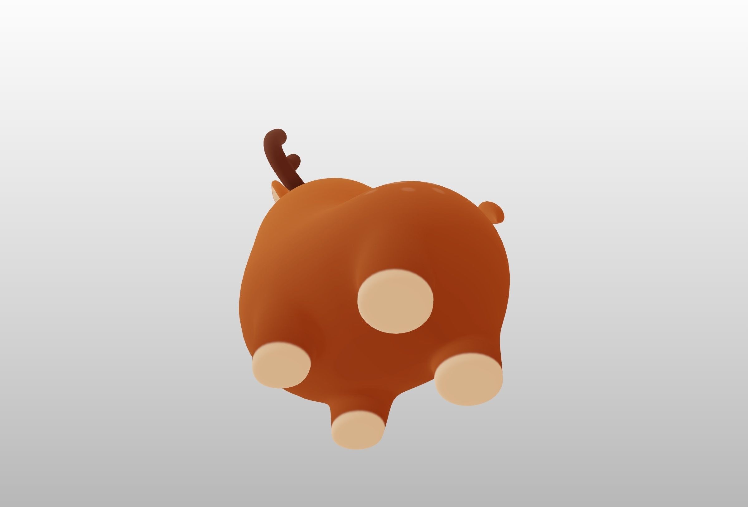 Deer Character 3D model_17