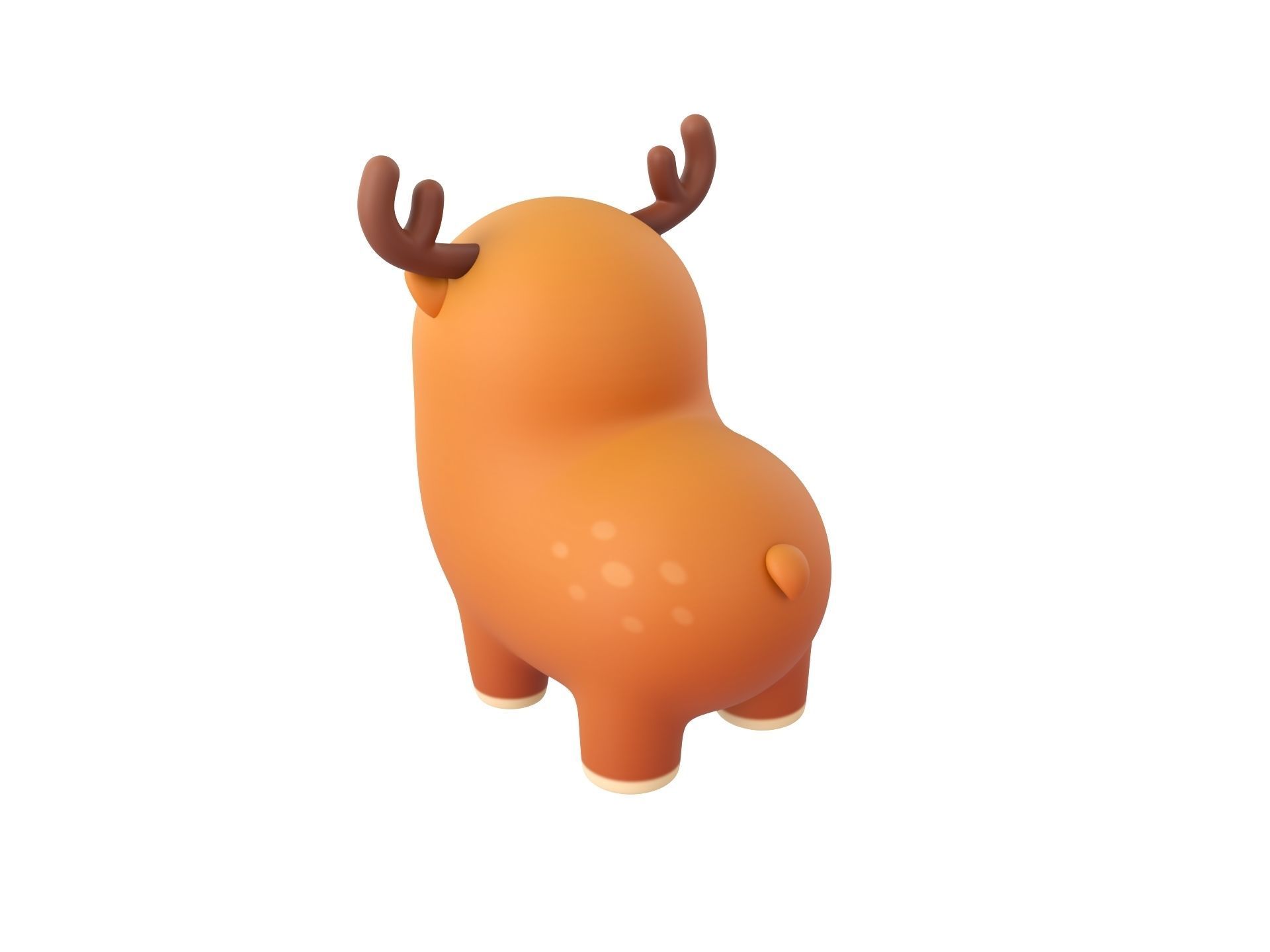 Deer Character 3D model_6