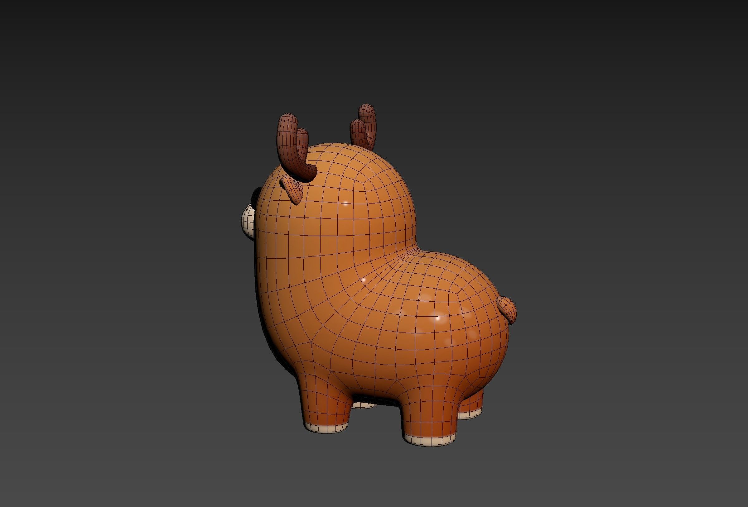 Deer Character 3D model_27