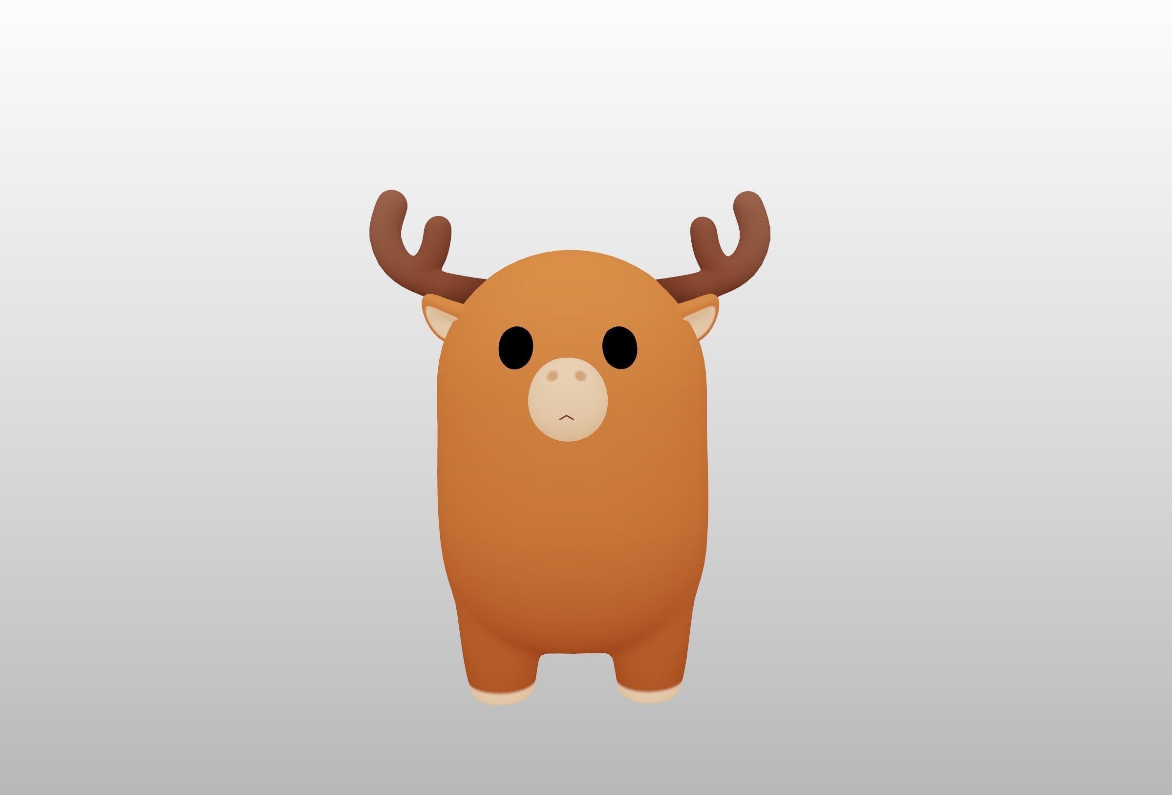 Deer Character 3D model_12