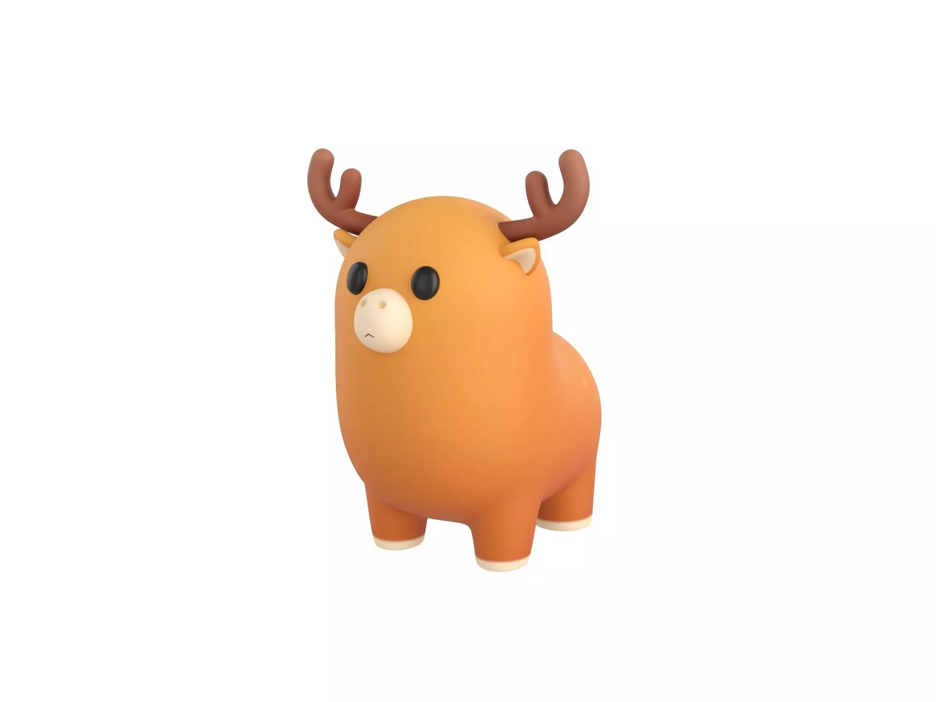 Deer Character 3D model_0