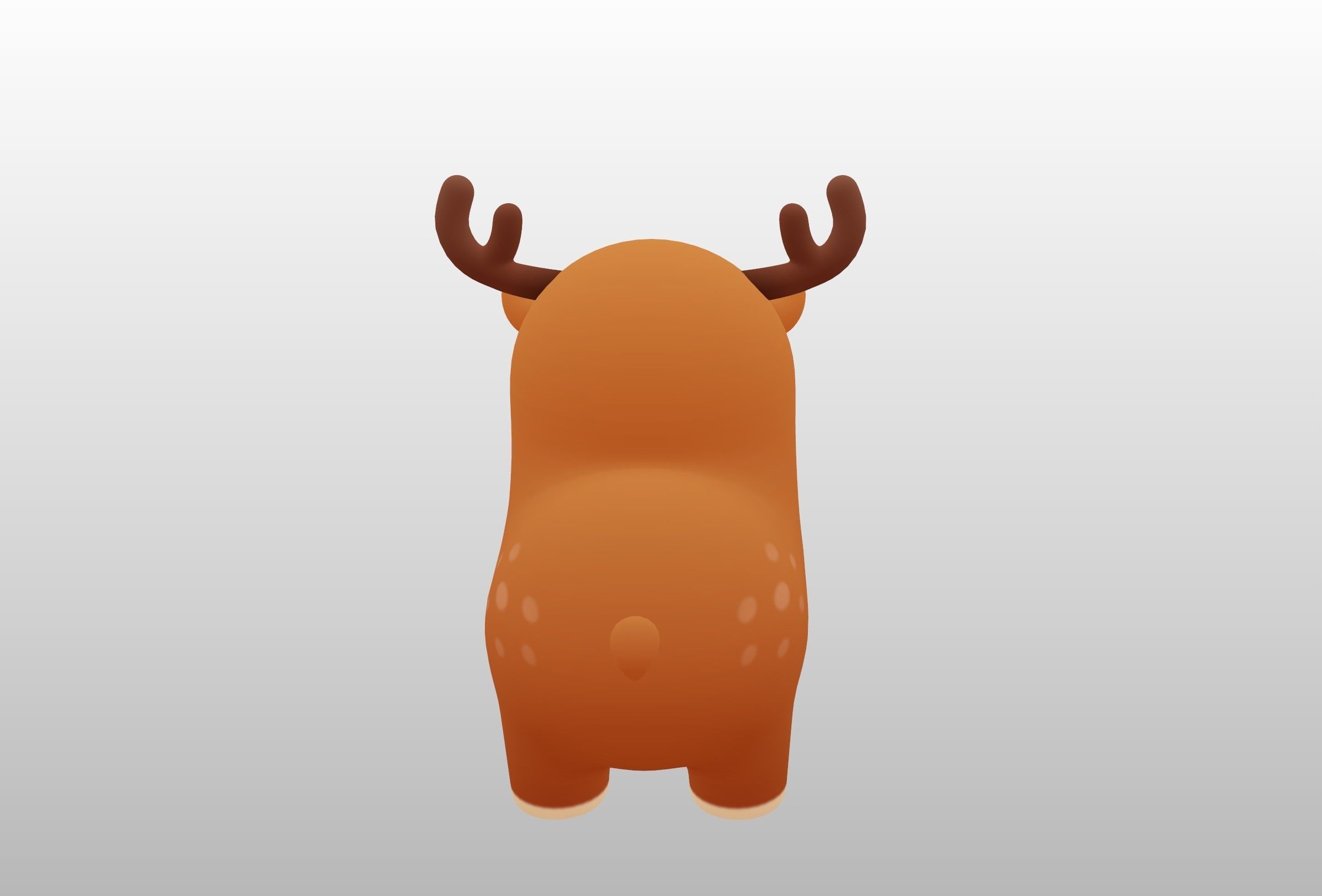 Deer Character 3D model_16