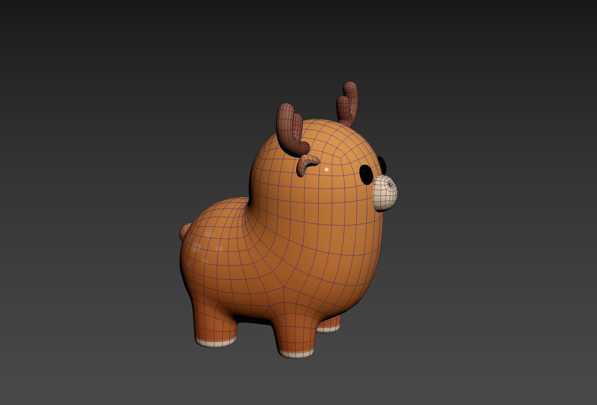 Deer Character 3D model_25