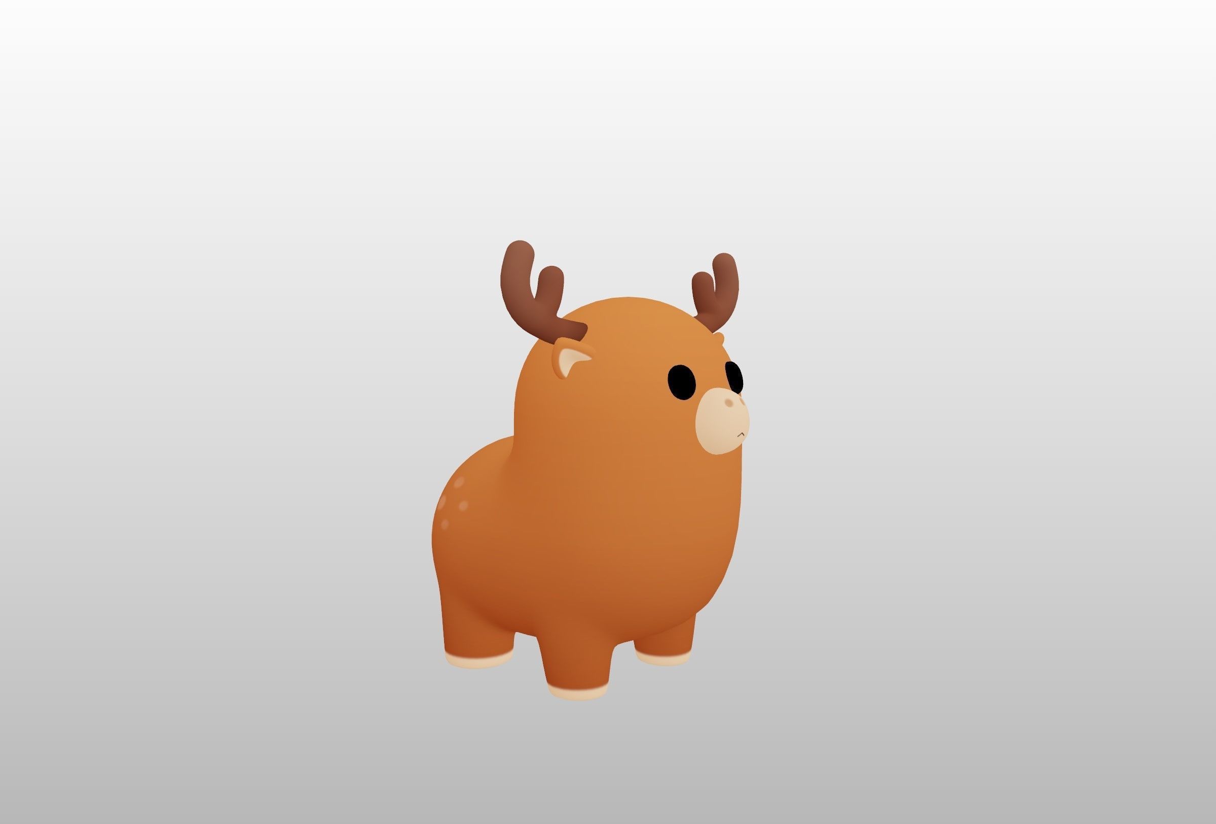 Deer Character 3D model_13