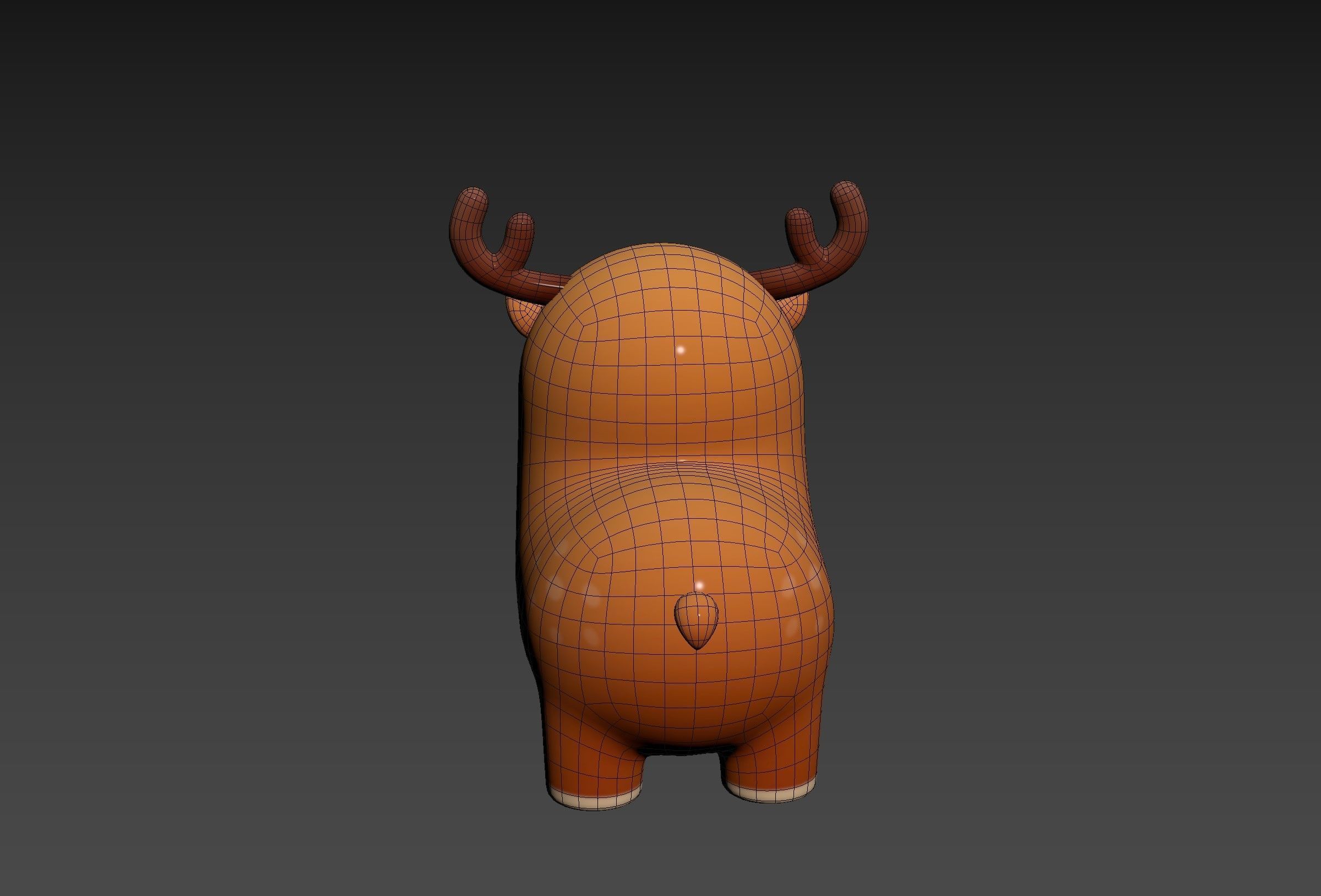 Deer Character 3D model_26