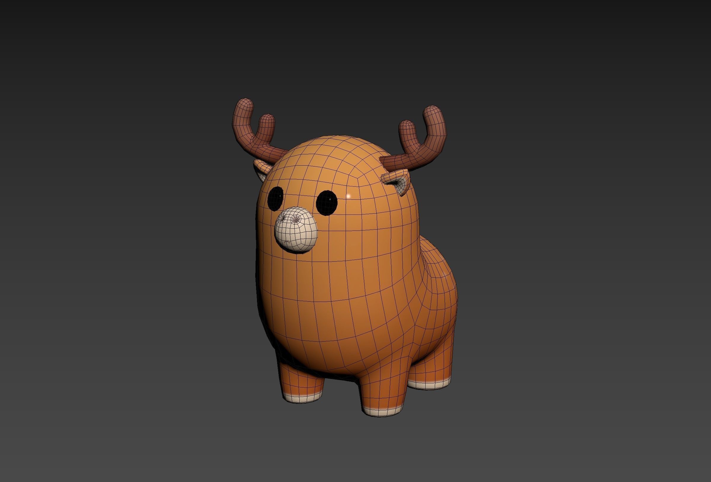Deer Character 3D model_19