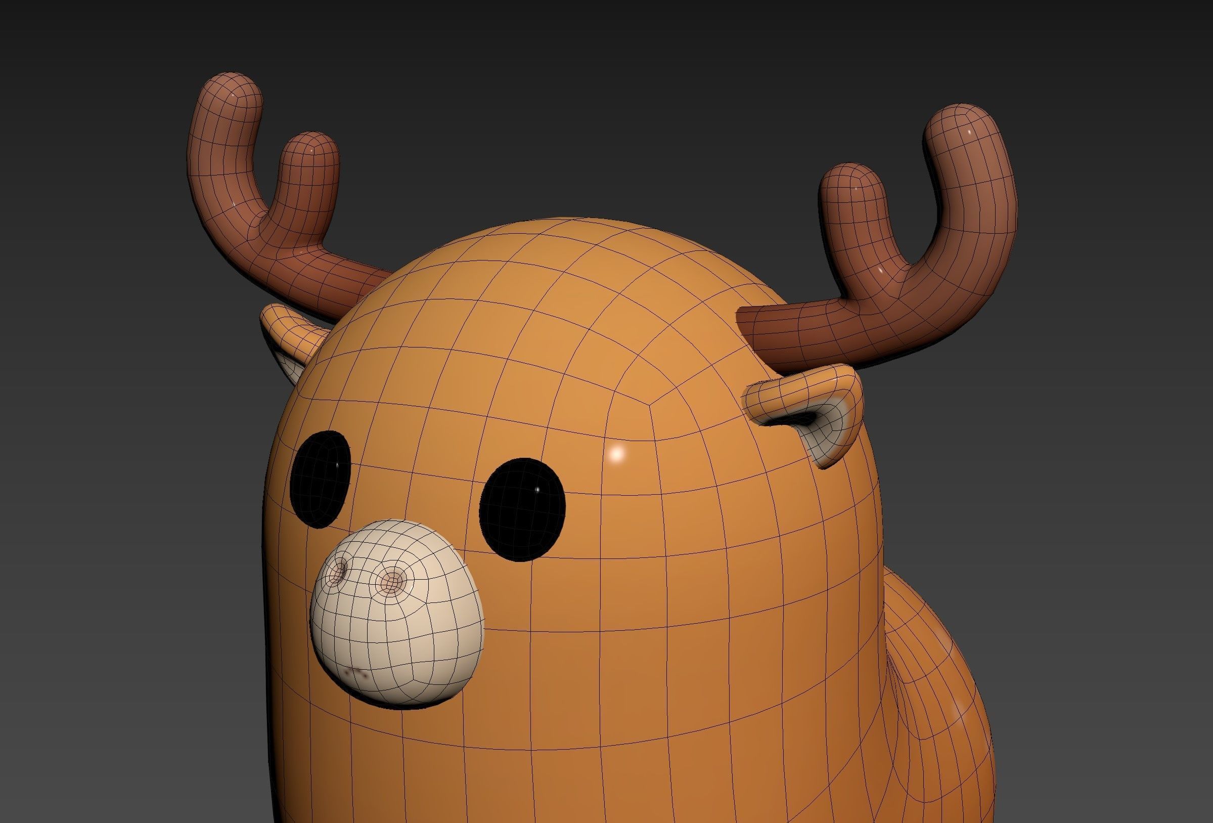 Deer Character 3D model_29
