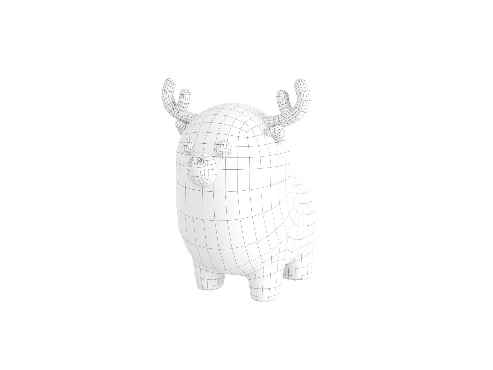 Deer Character 3D model_32