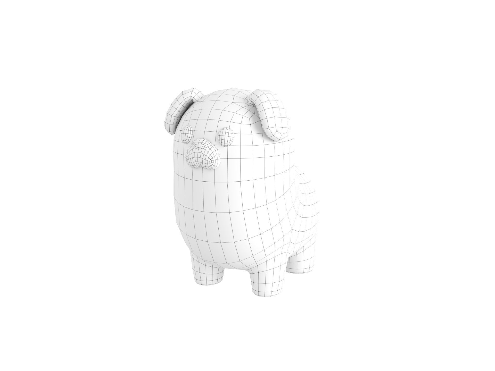 Dog Character 02 3D model_33
