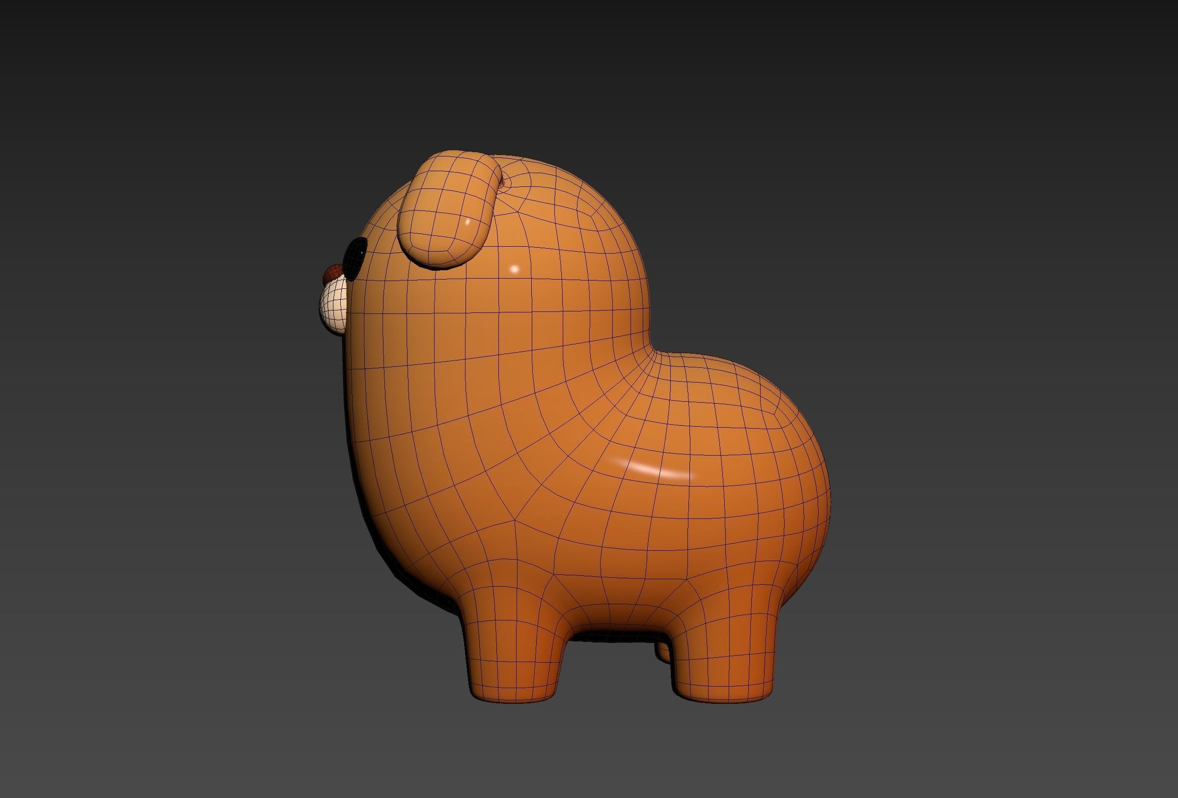 Dog Character 02 3D model_28
