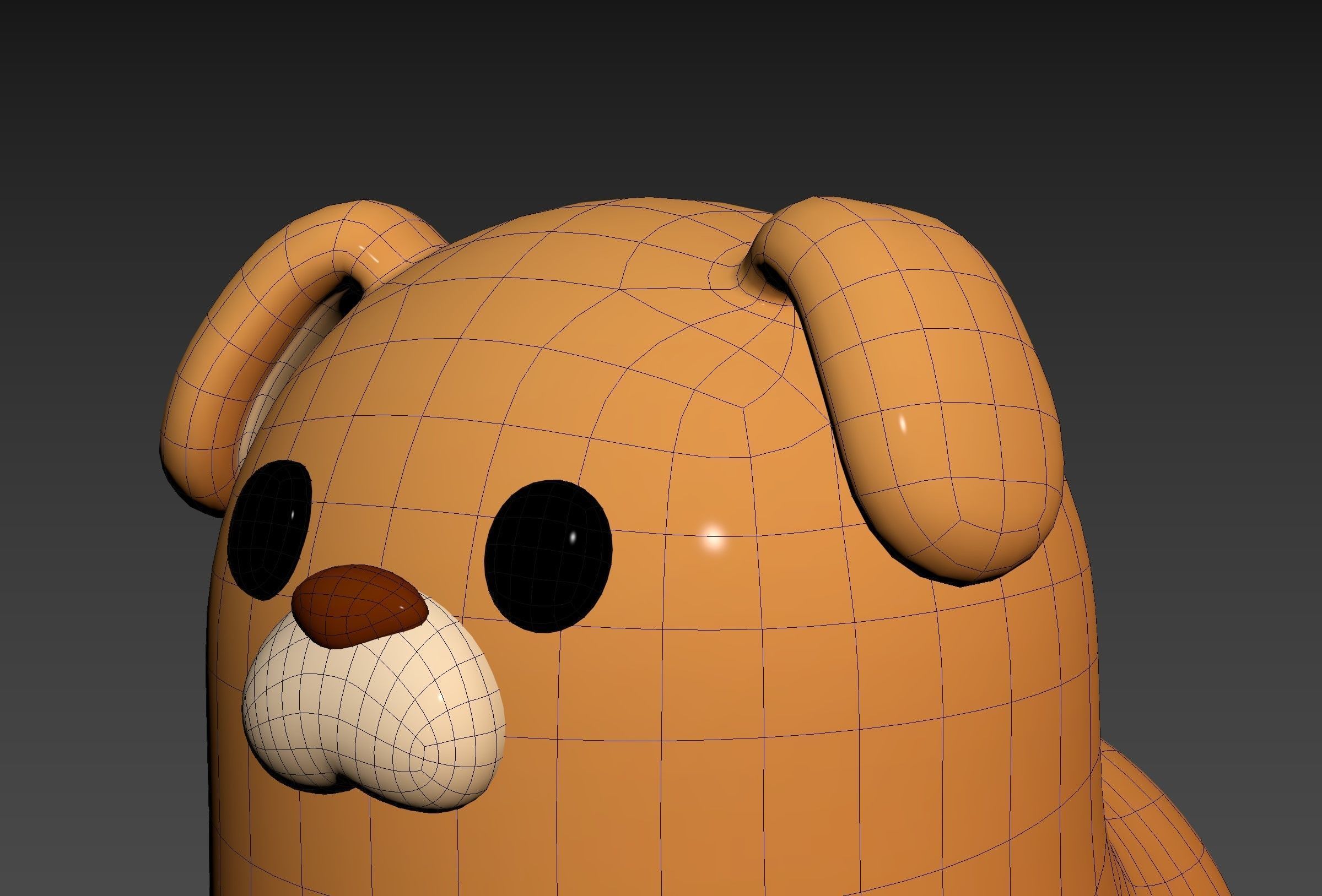 Dog Character 02 3D model_30