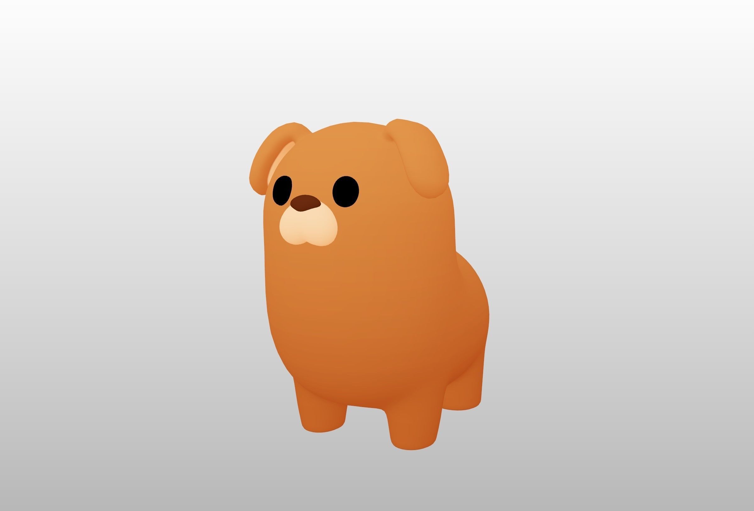 Dog Character 02 3D model_11