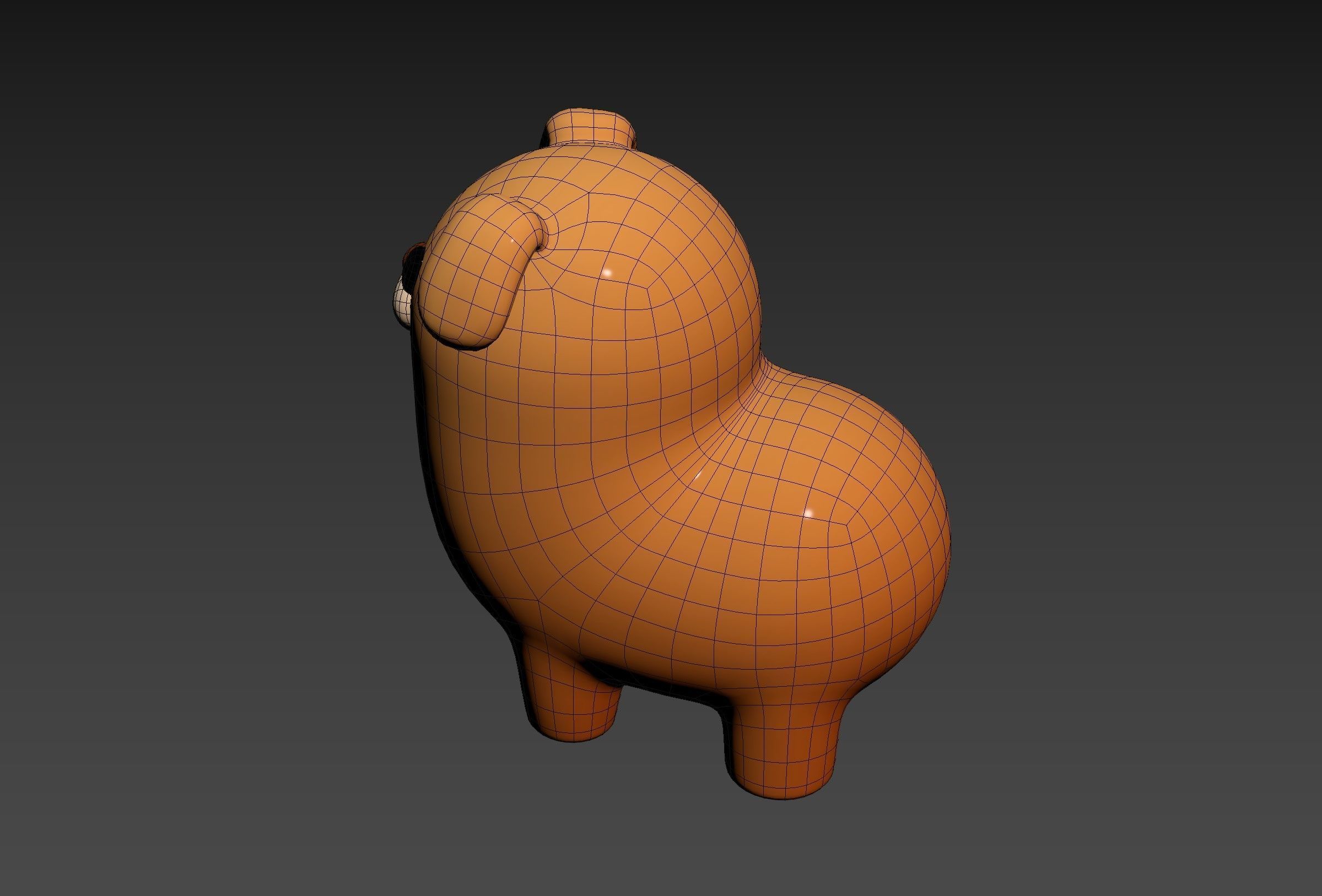 Dog Character 02 3D model_27