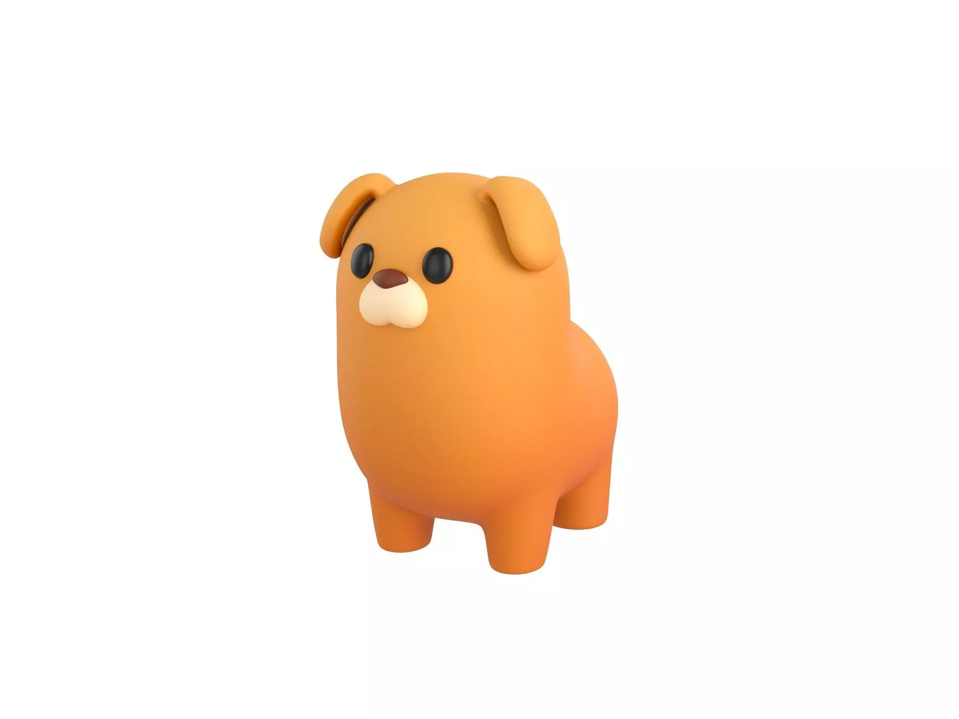 Dog Character 02 3D model_0