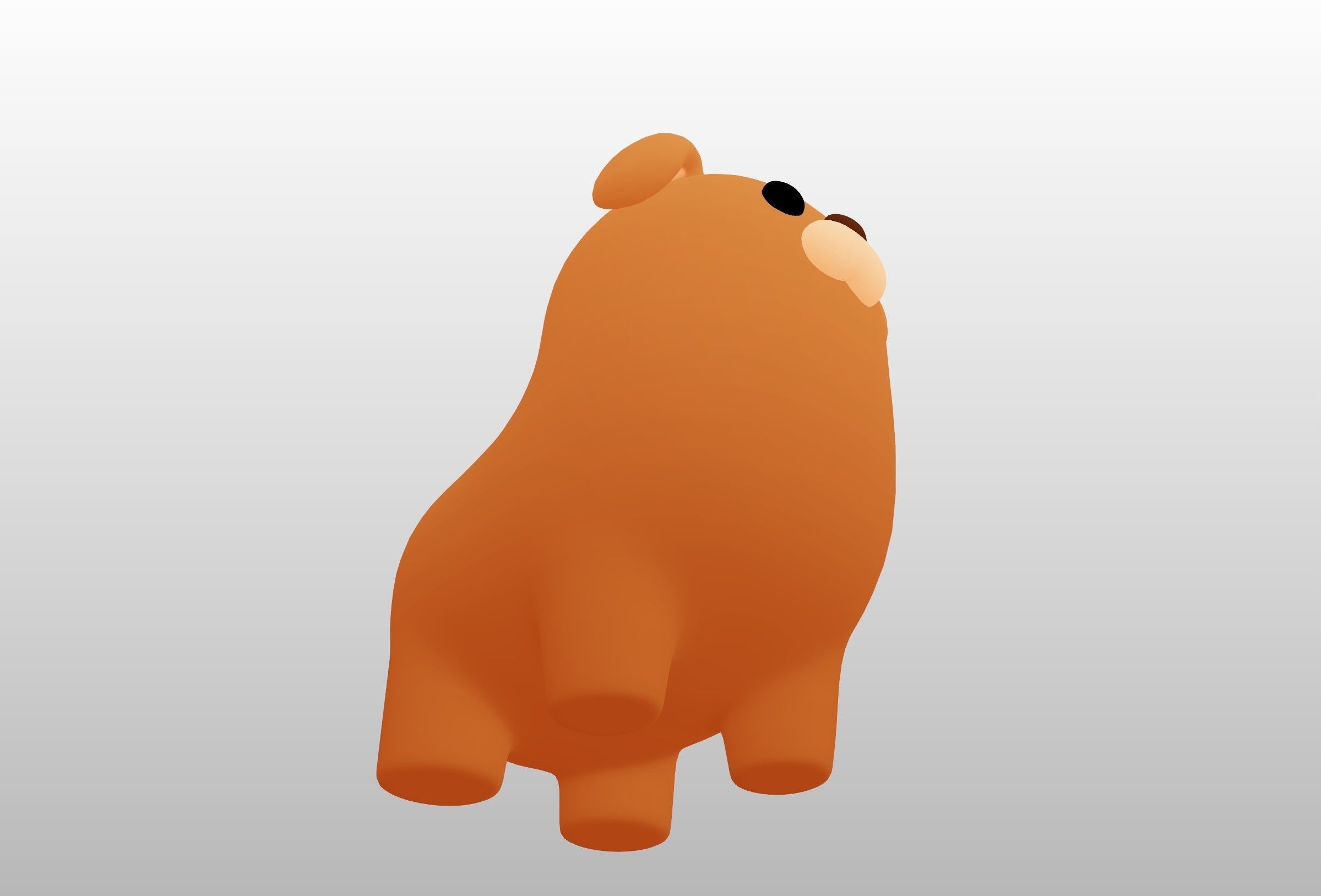 Dog Character 02 3D model_14