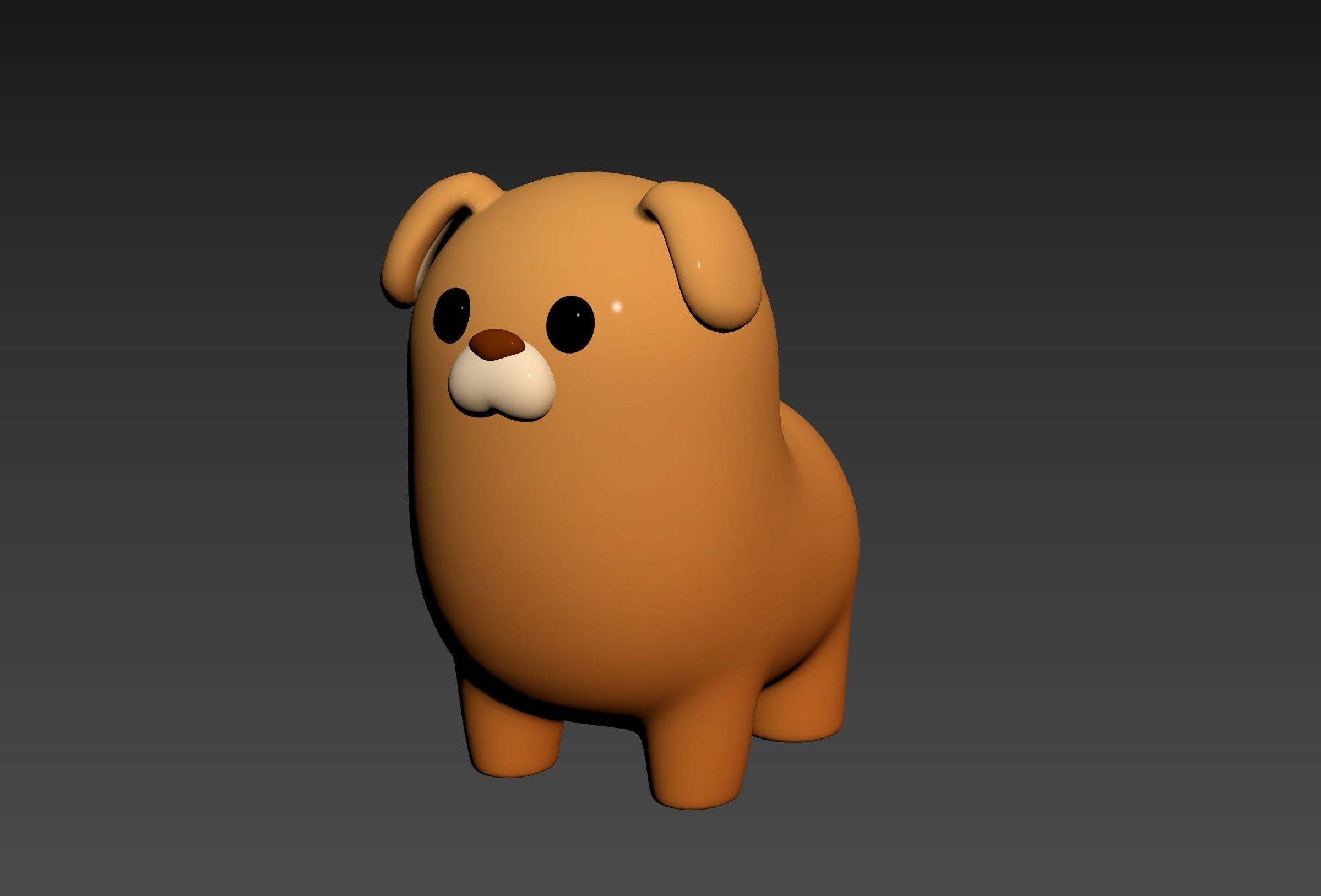 Dog Character 02 3D model_18