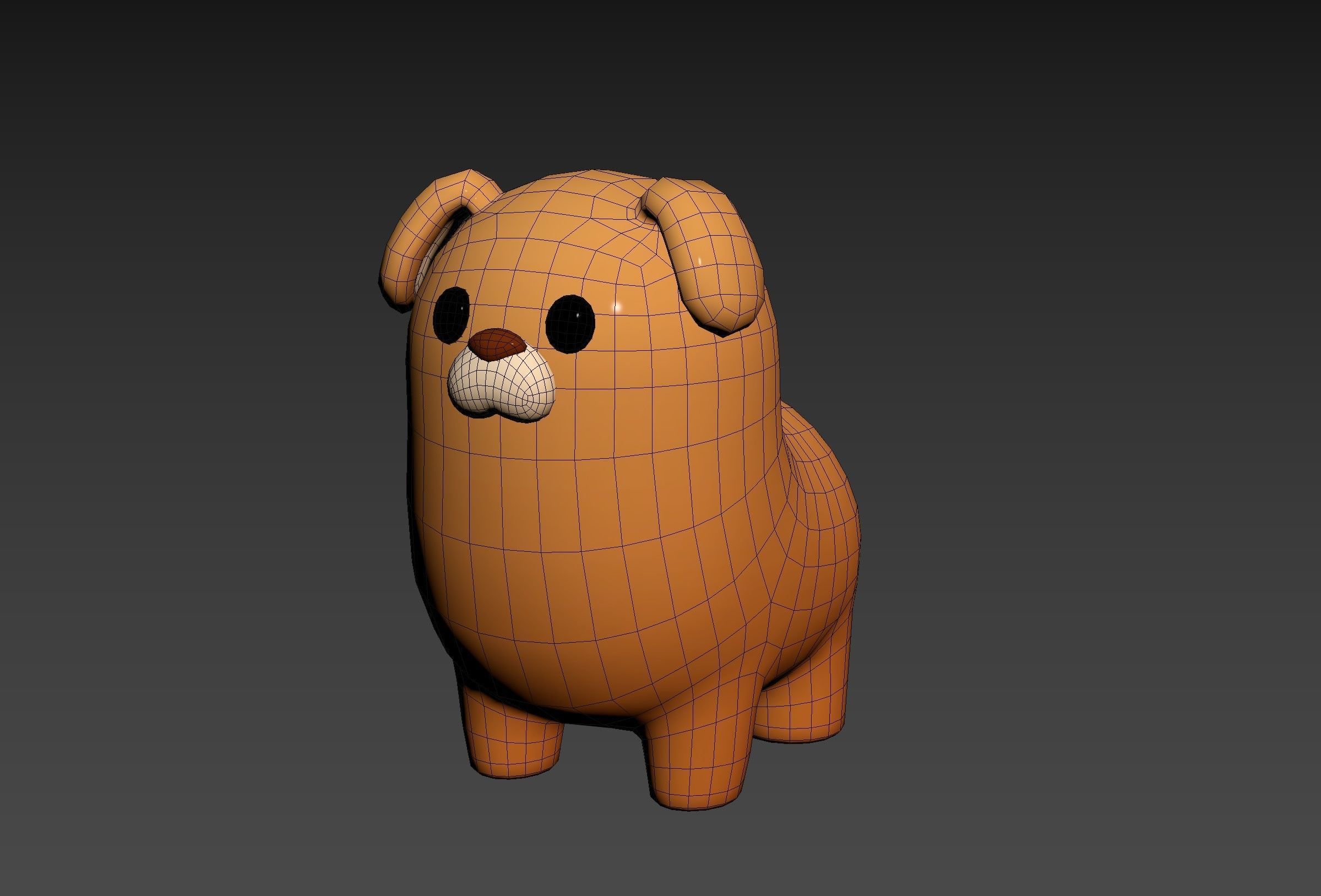 Dog Character 02 3D model_19