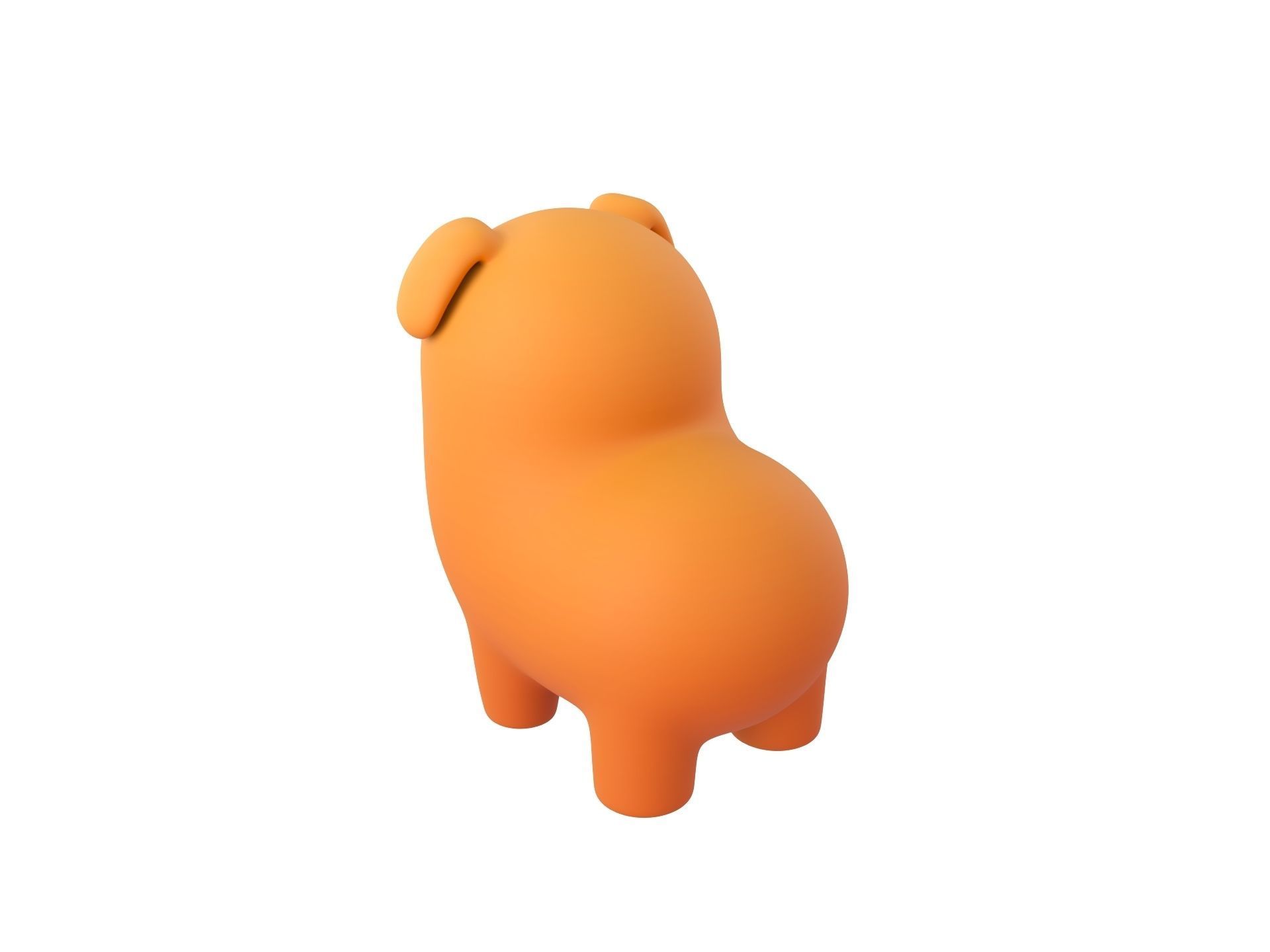 Dog Character 02 3D model_6