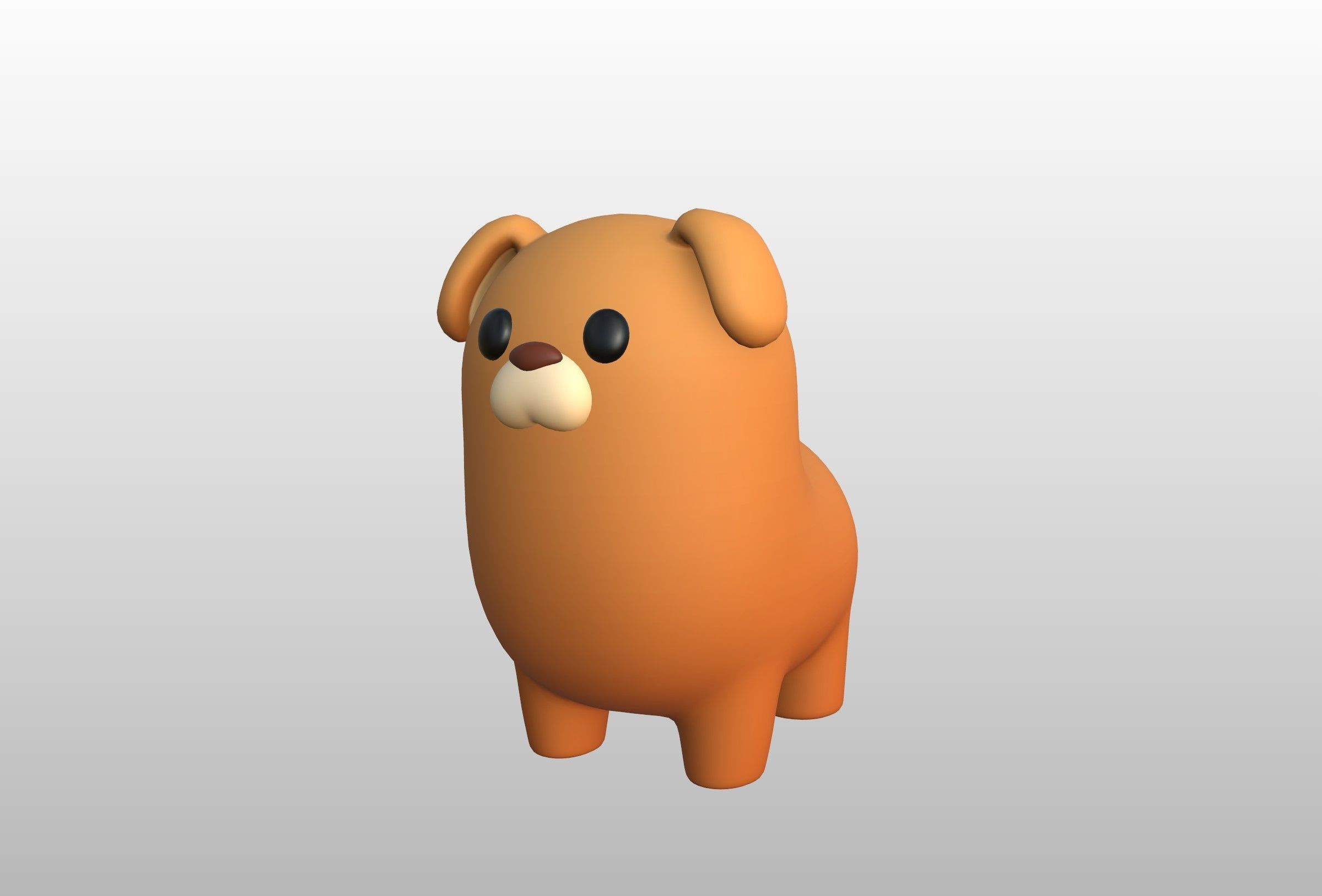 Dog Character 02 3D model_10
