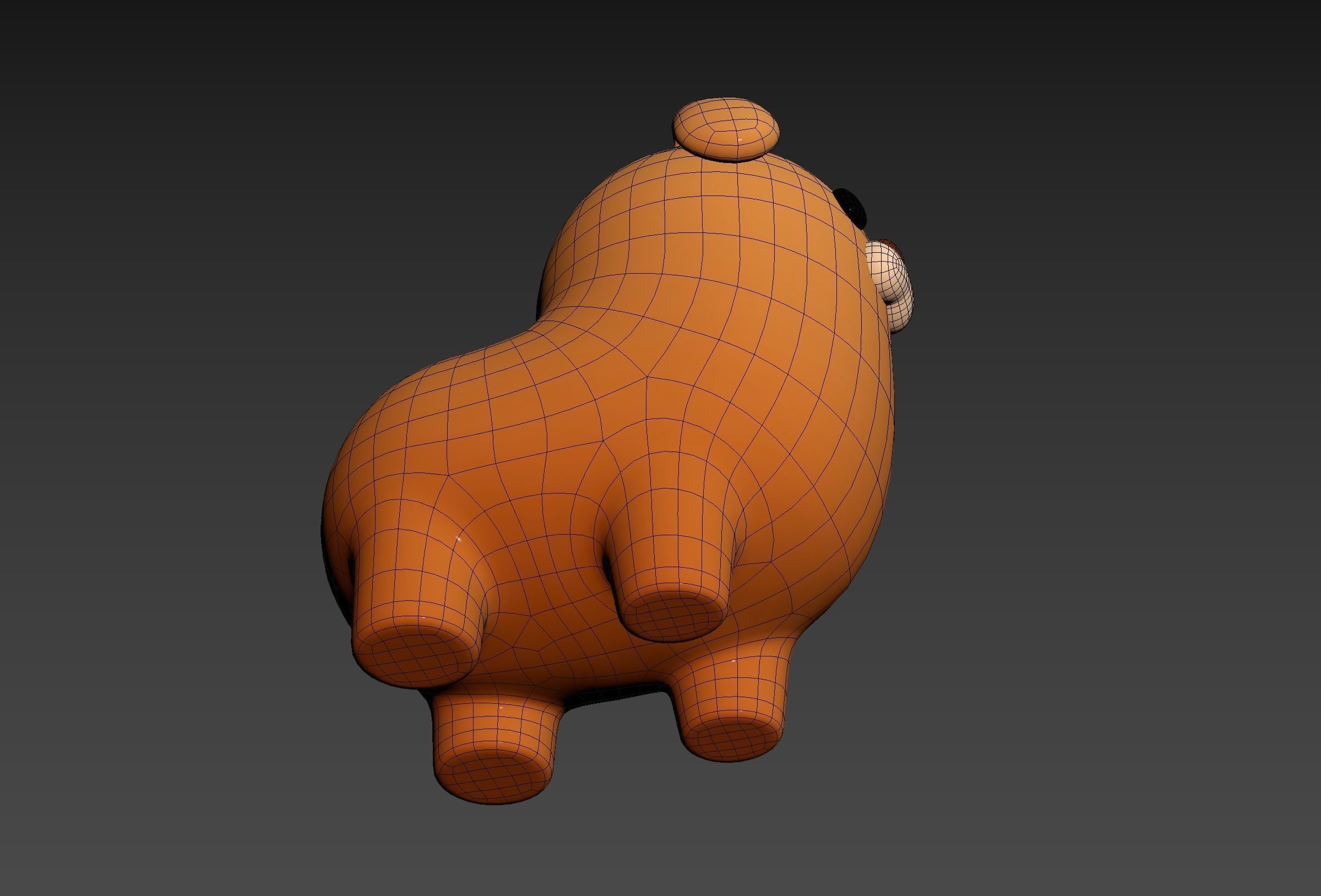 Dog Character 02 3D model_23