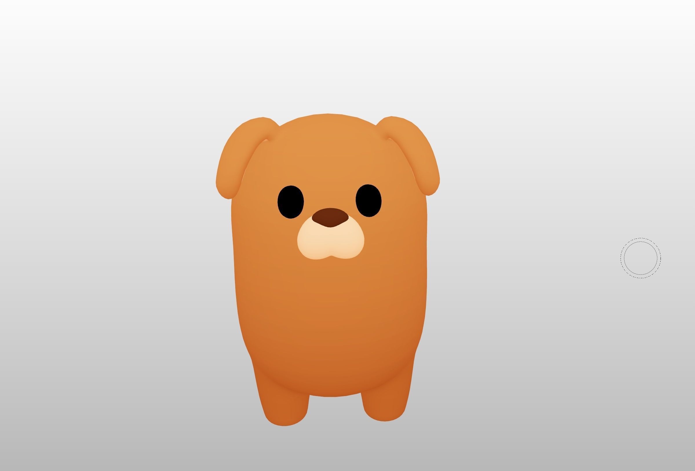 Dog Character 02 3D model_12