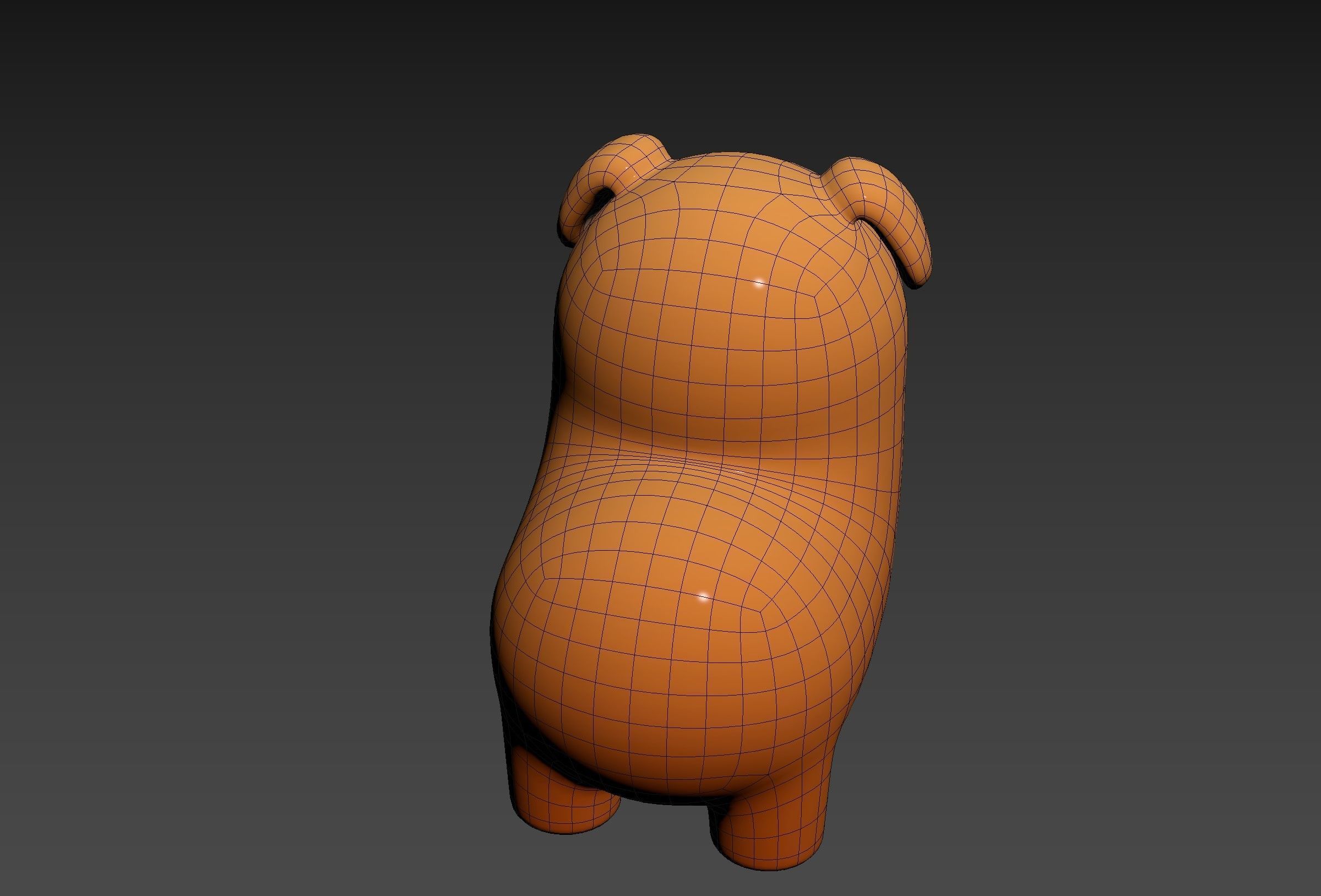 Dog Character 02 3D model_26