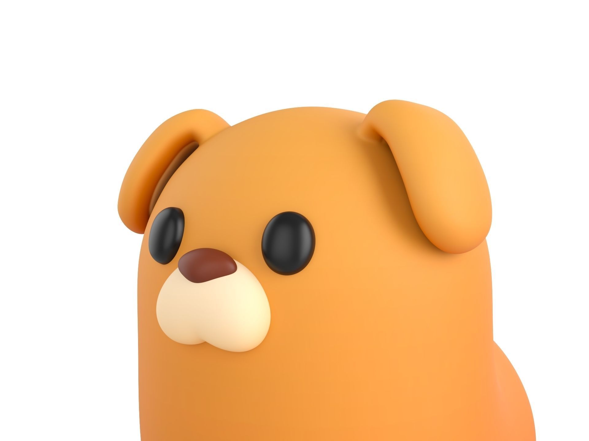Dog Character 02 3D model_9