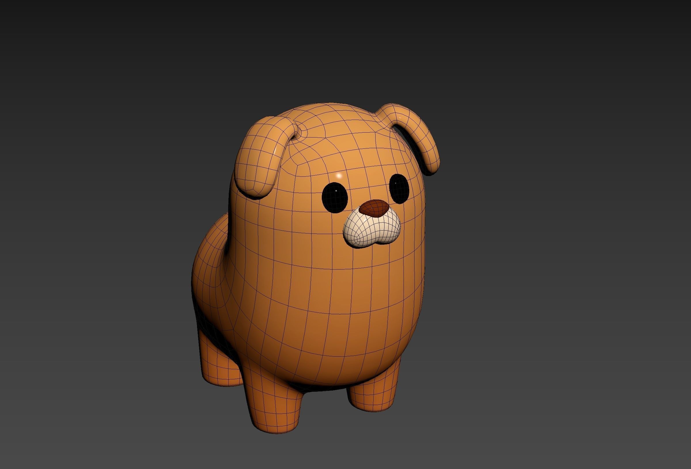 Dog Character 02 3D model_22