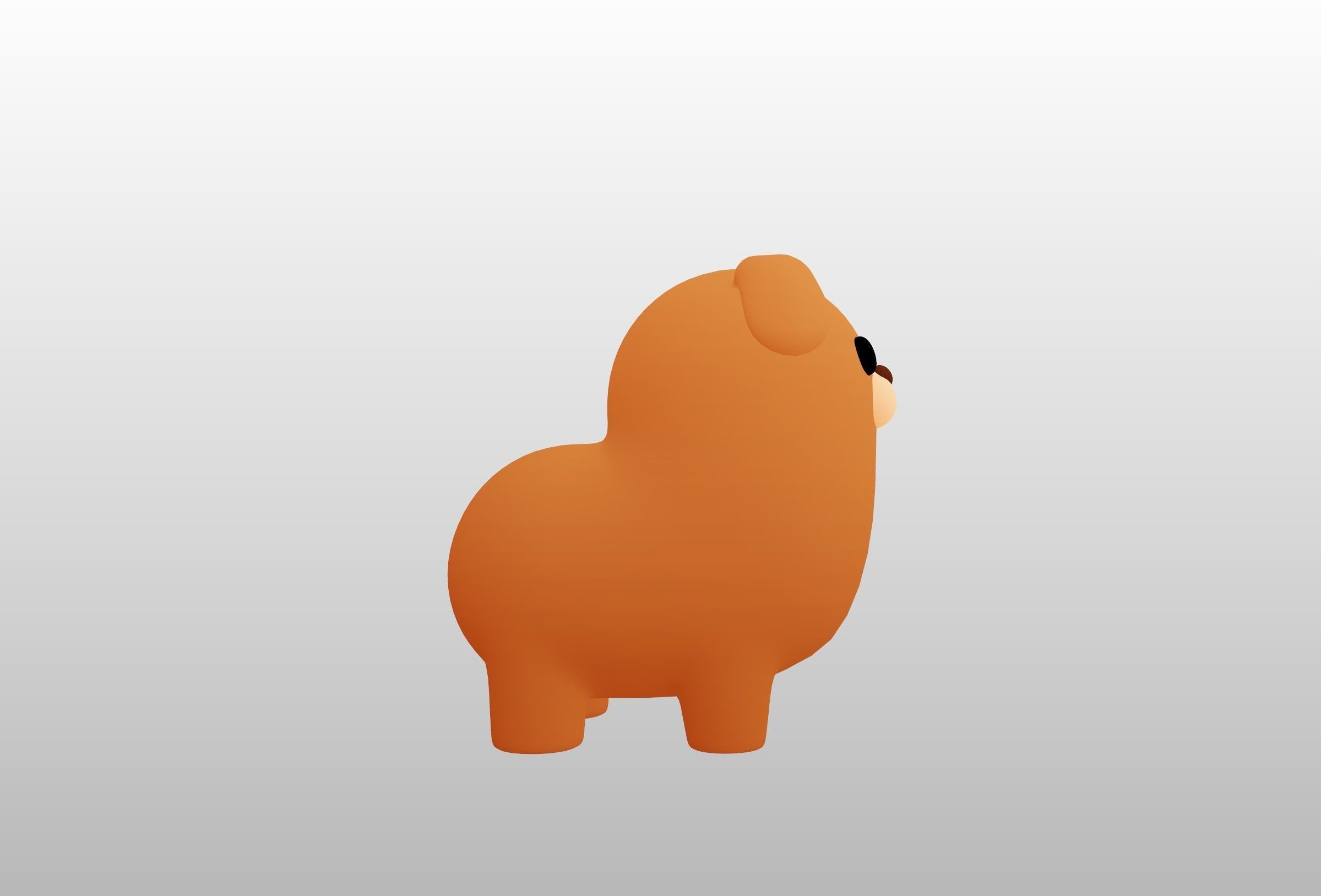 Dog Character 02 3D model_15