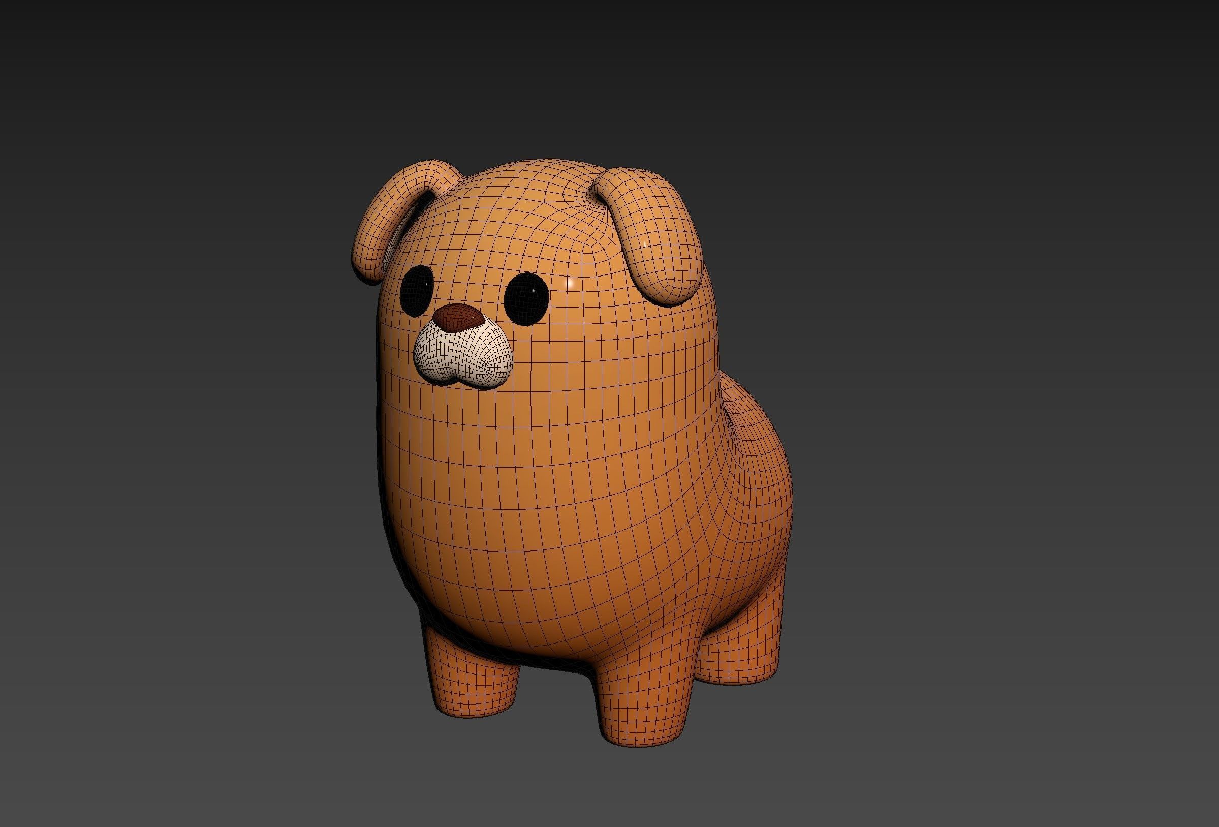 Dog Character 02 3D model_20
