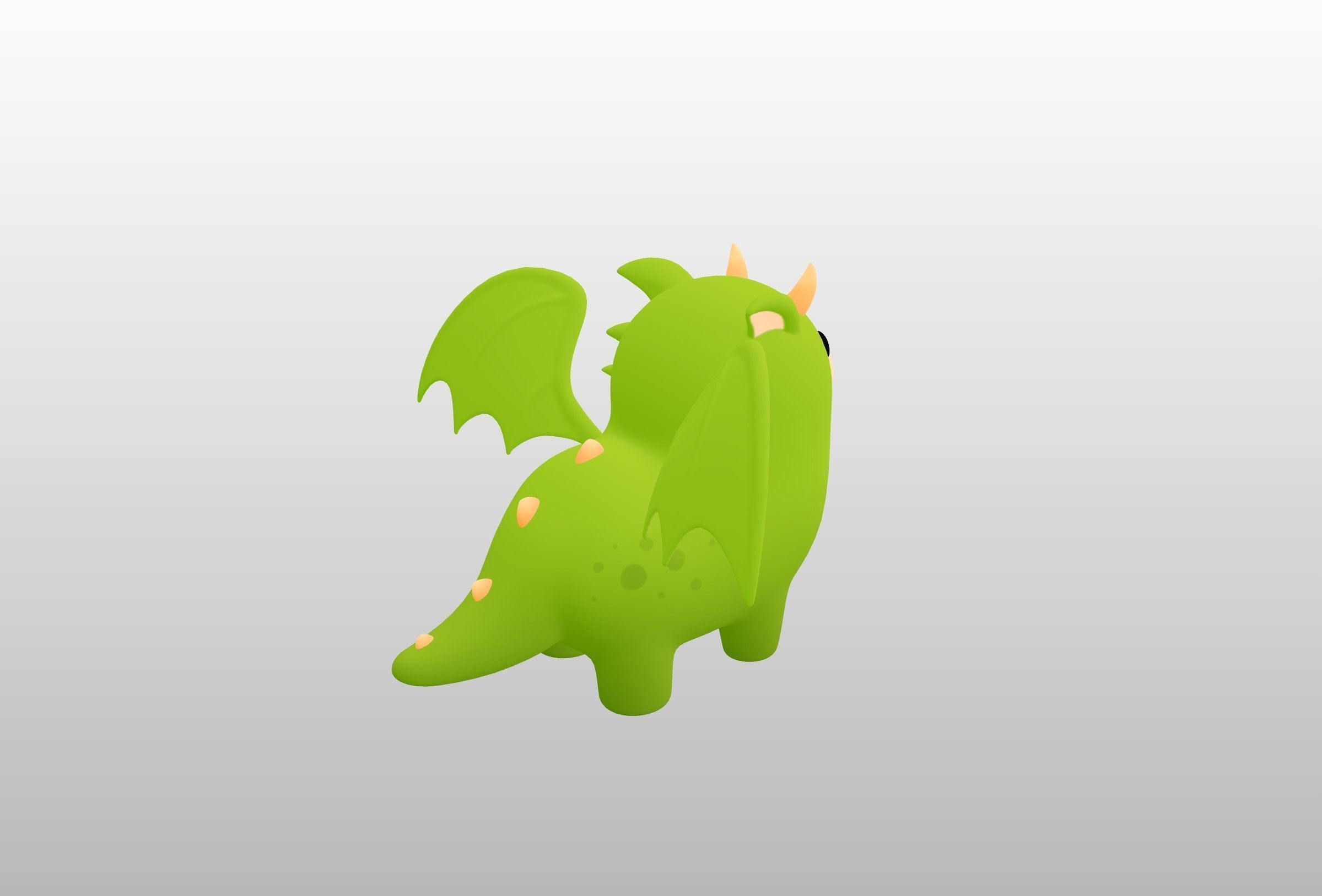 Dragon Character 3D model_14