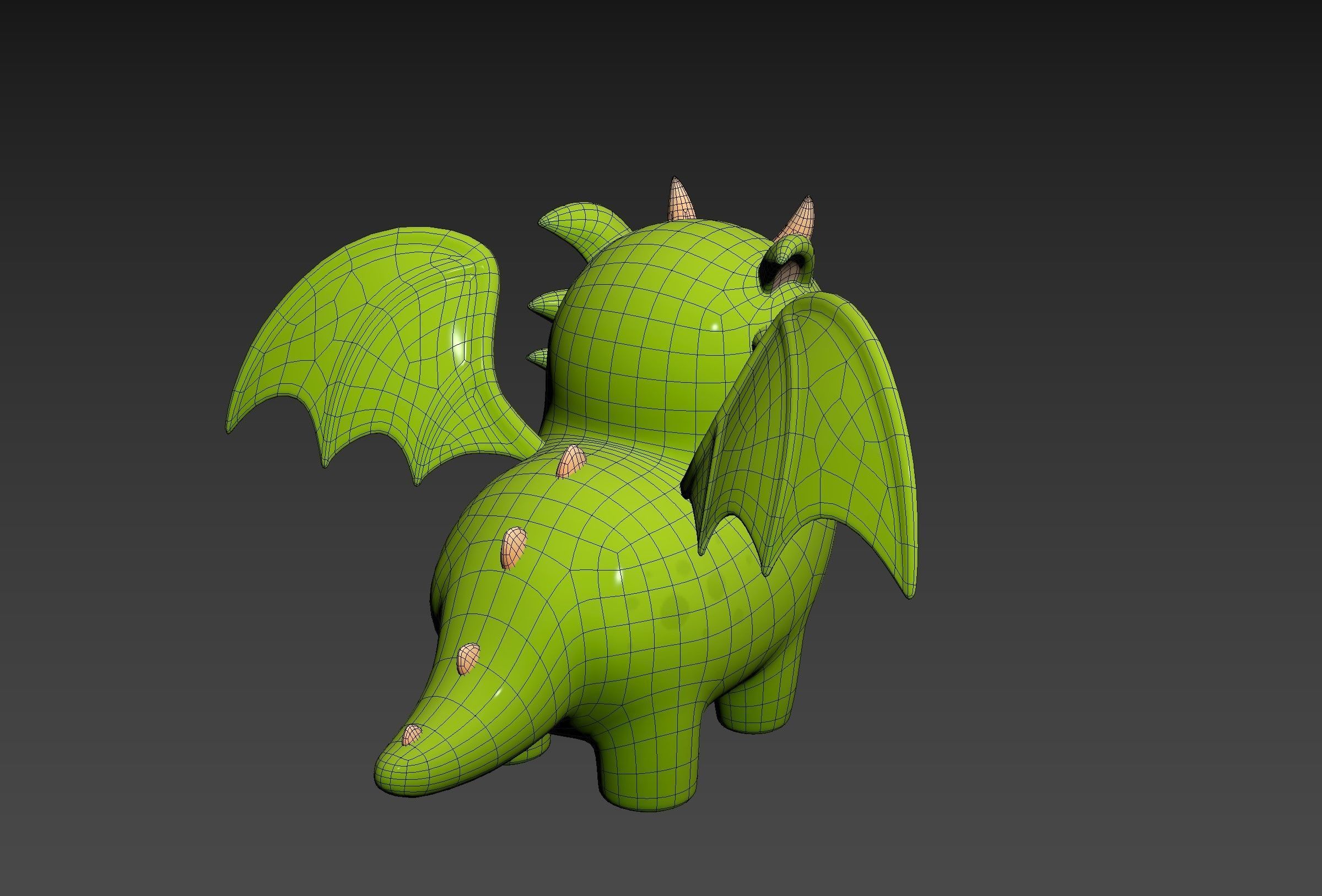 Dragon Character 3D model_24