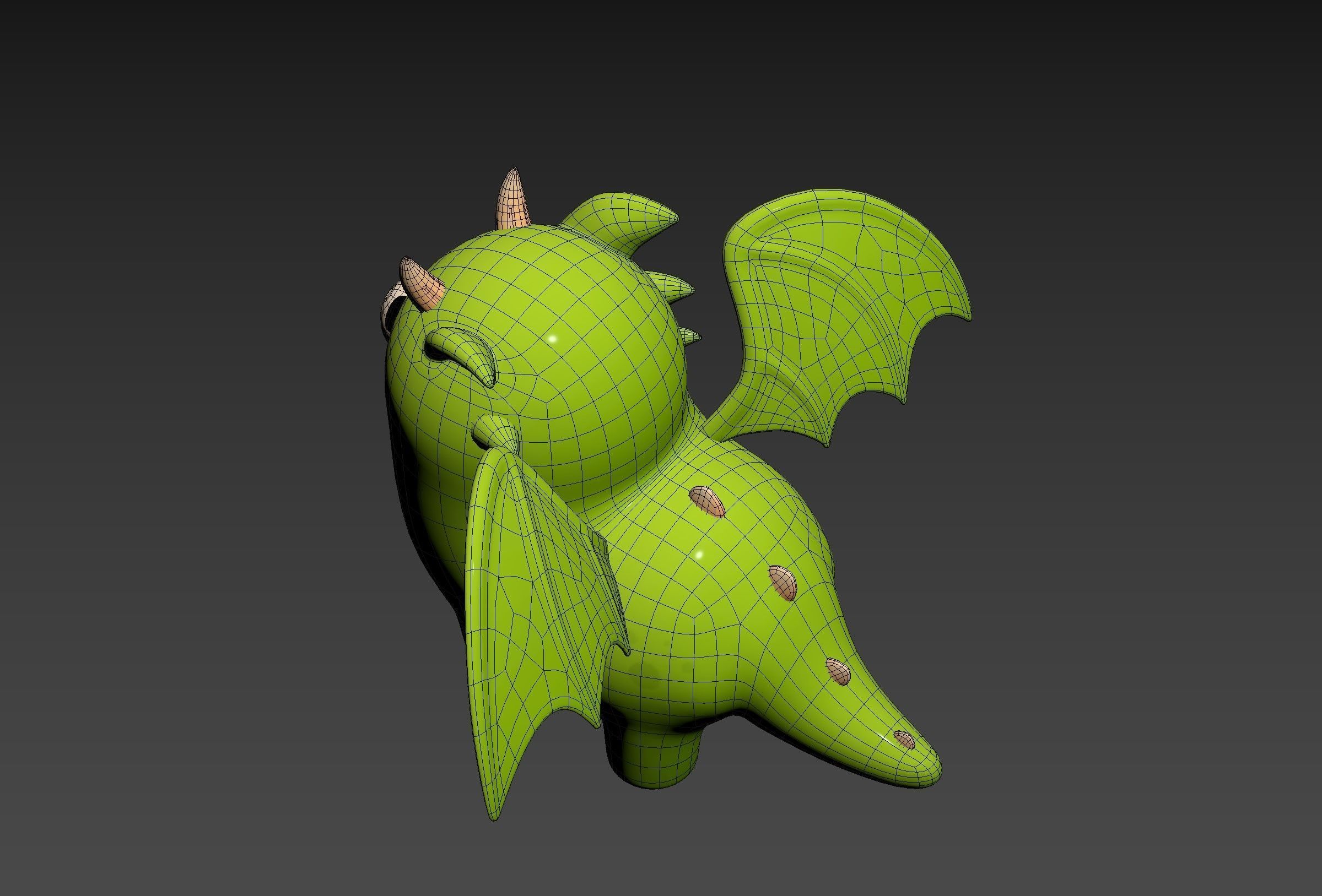Dragon Character 3D model_27