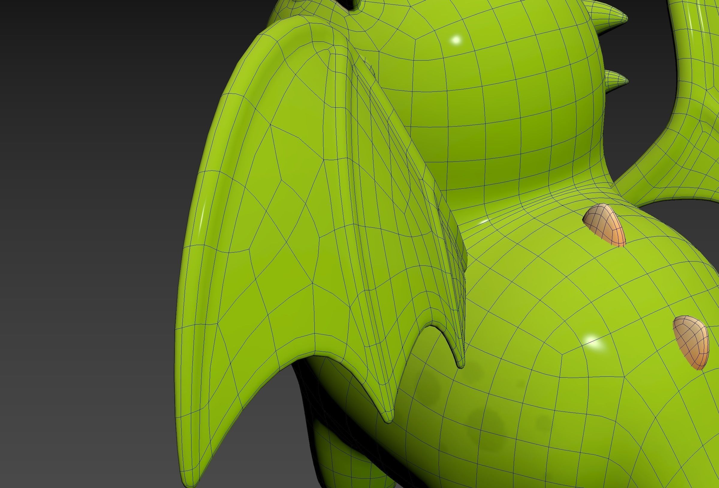 Dragon Character 3D model_29