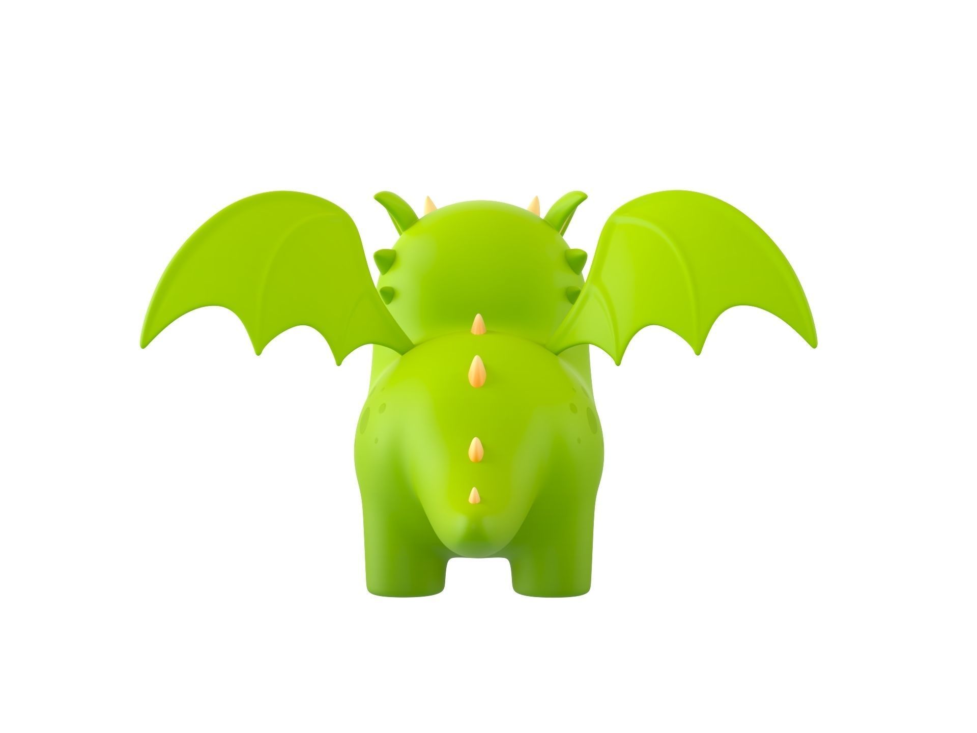 Dragon Character 3D model_5