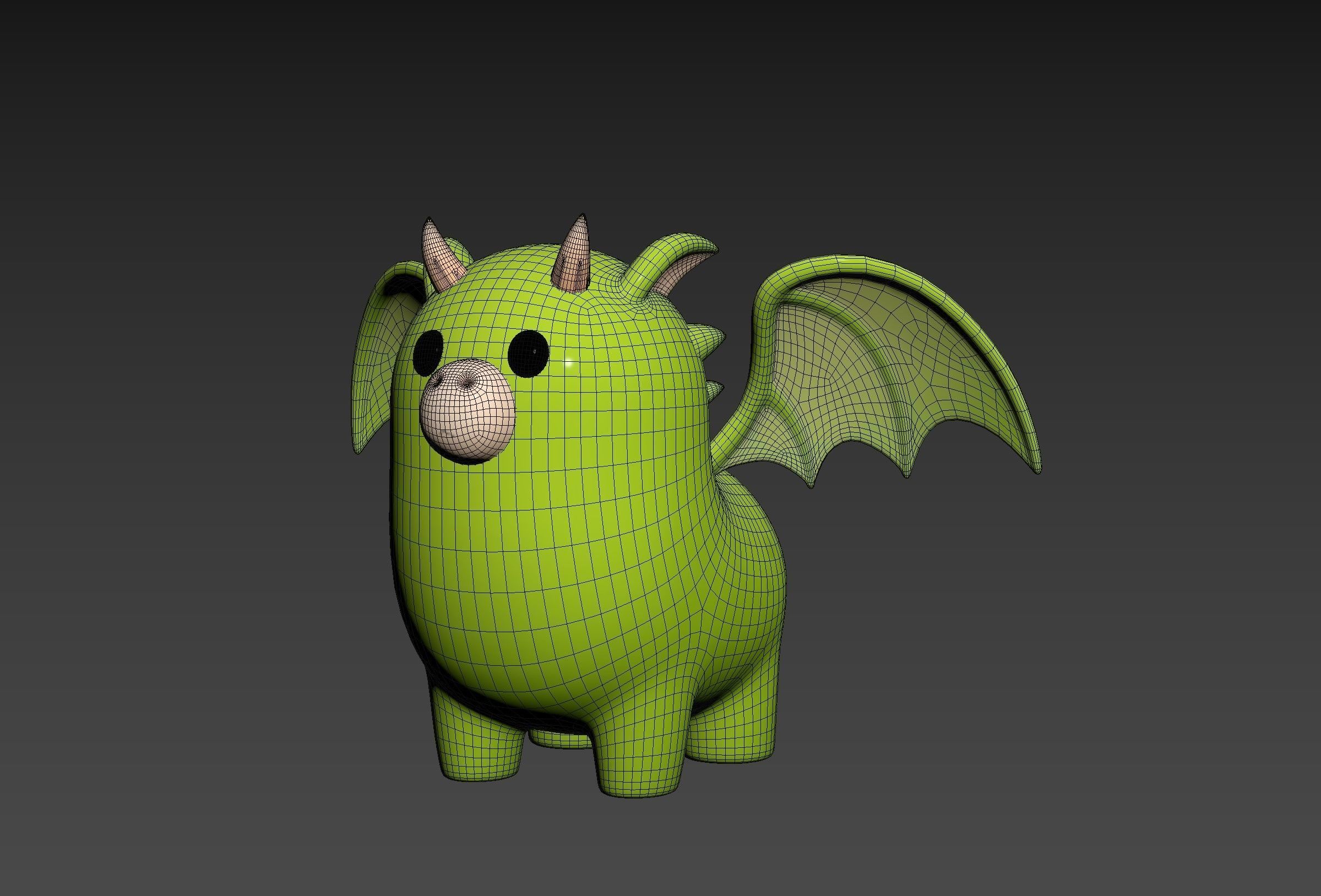 Dragon Character 3D model_19