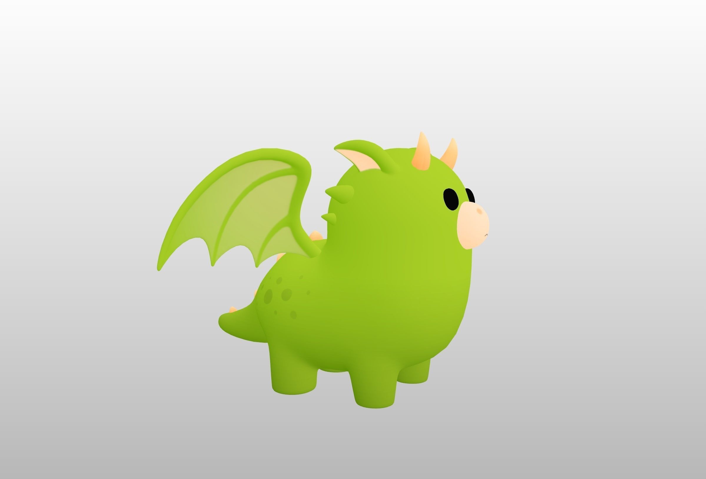 Dragon Character 3D model_13