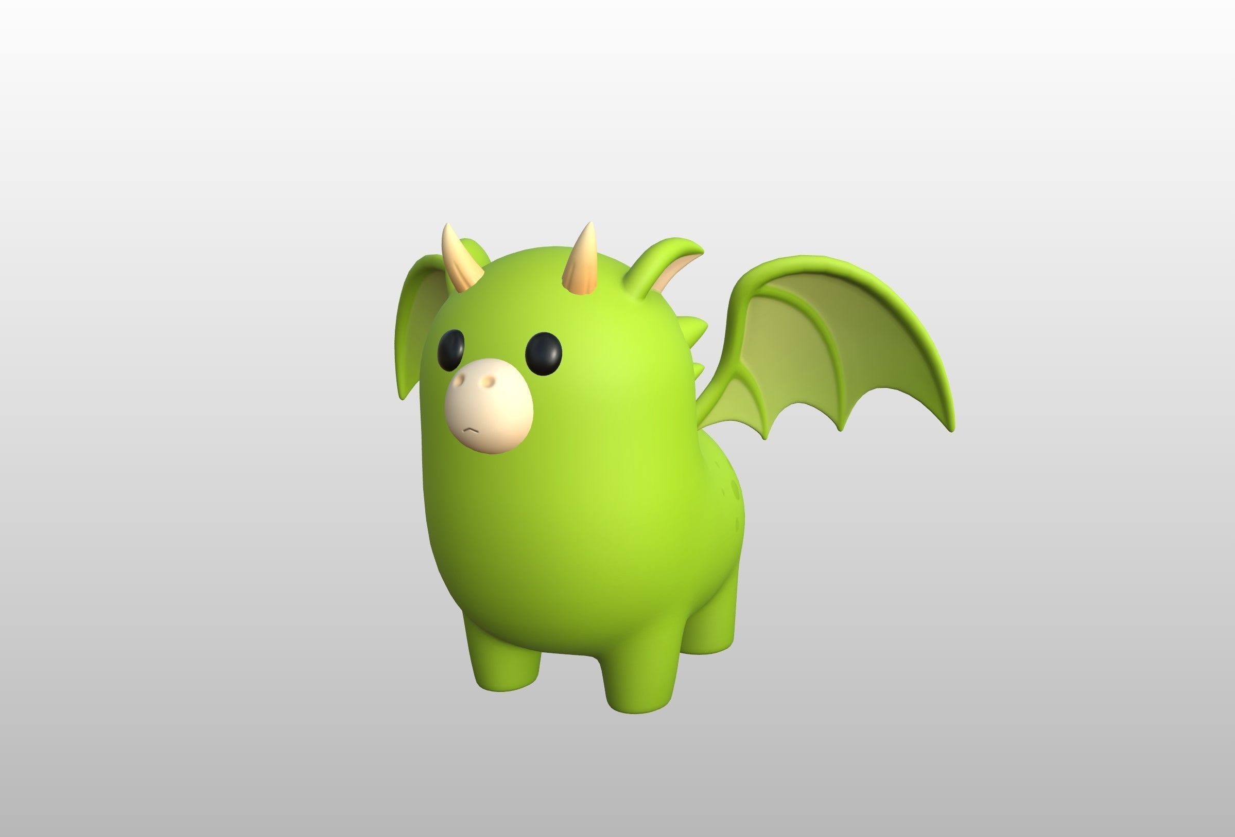 Dragon Character 3D model_10