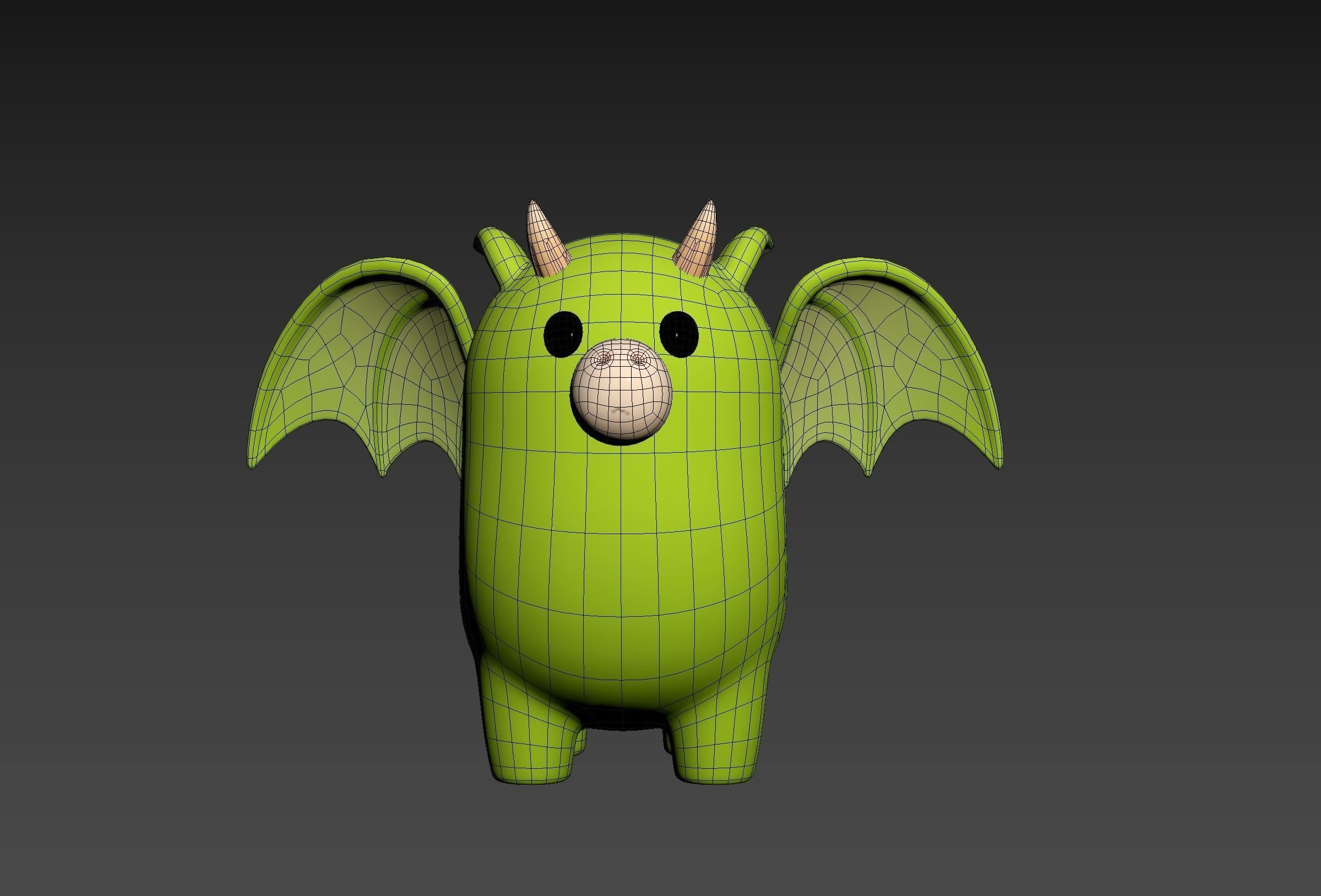 Dragon Character 3D model_20