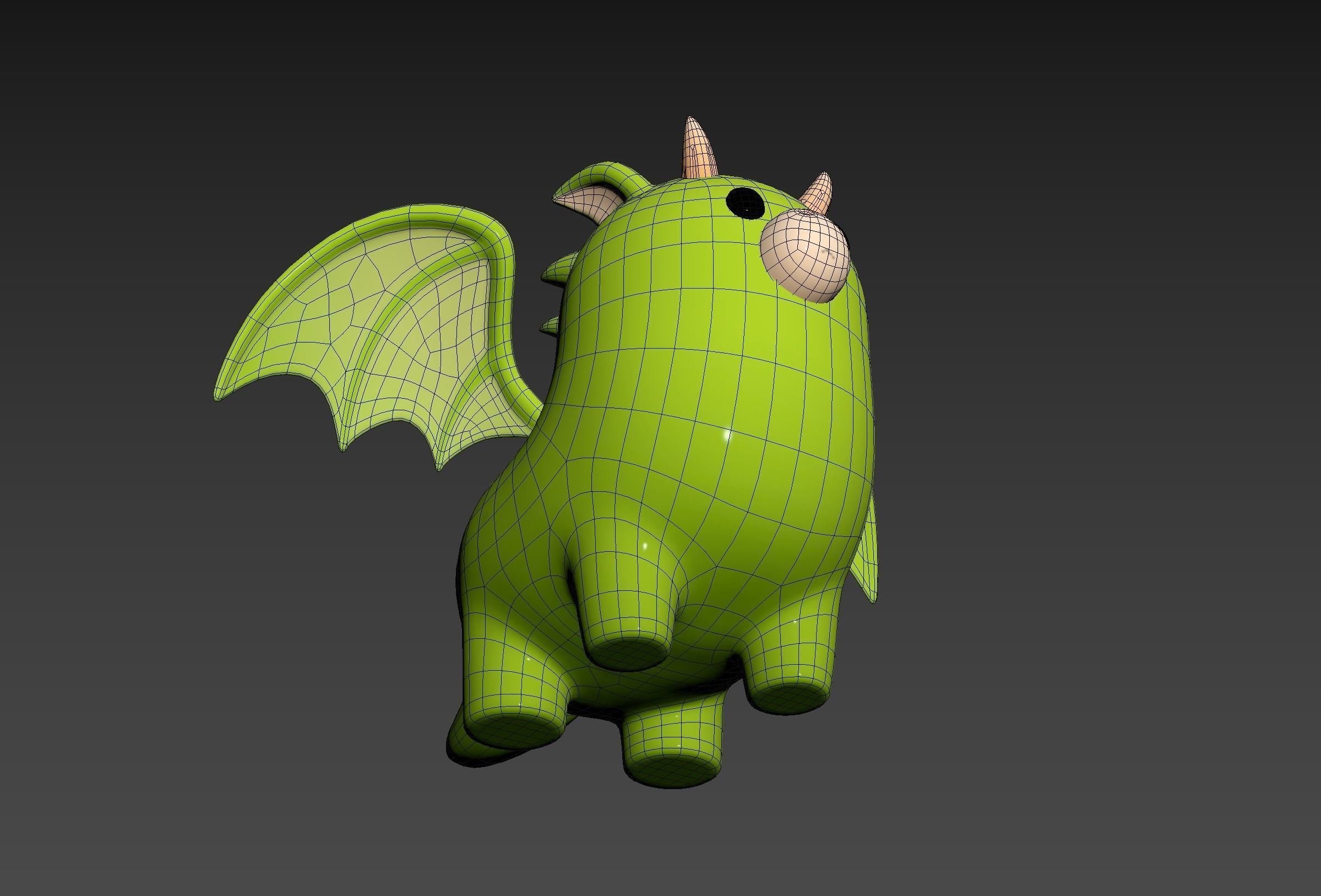 Dragon Character 3D model_21