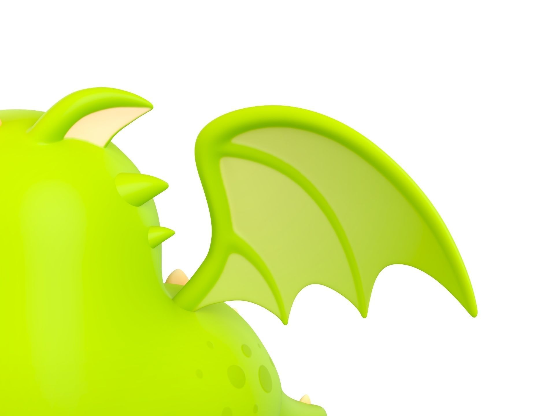 Dragon Character 3D model_6