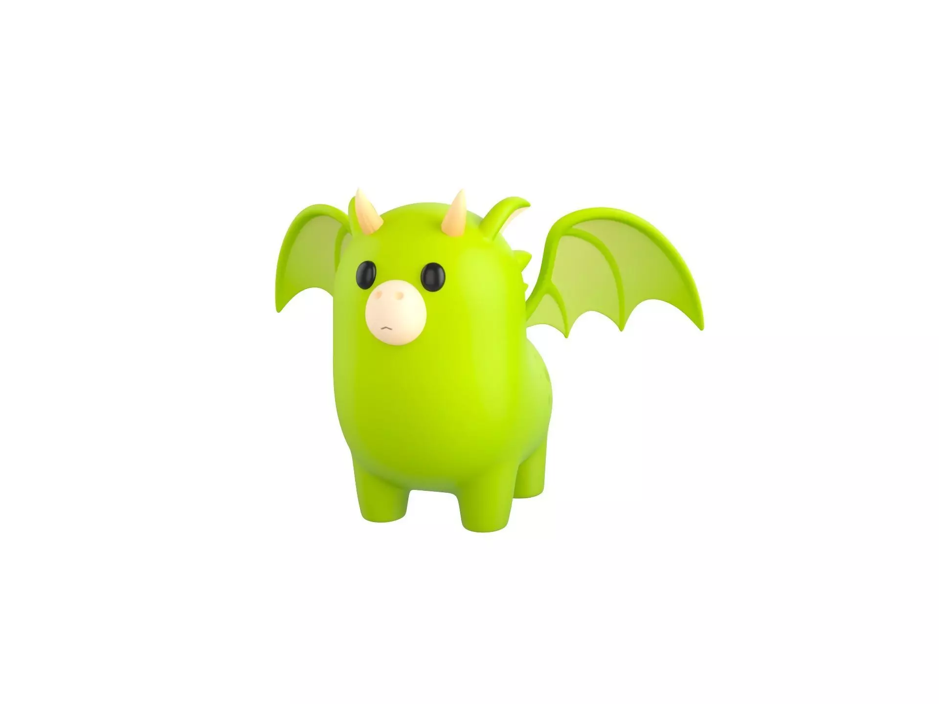 Dragon Character 3D model_0
