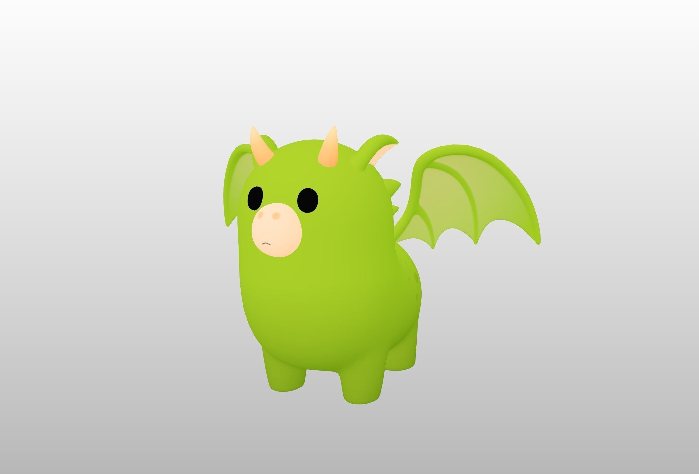 Dragon Character 3D model_11