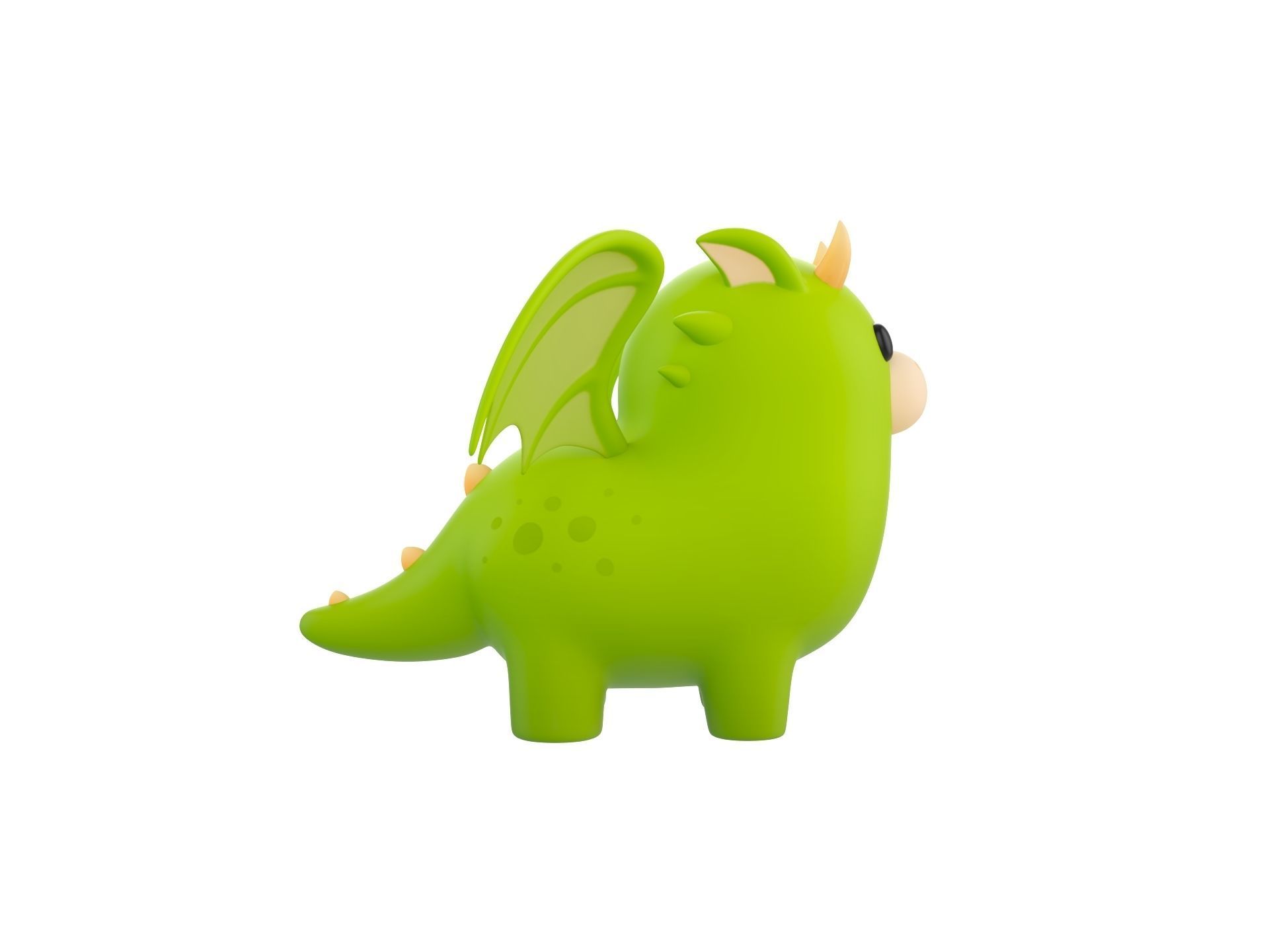 Dragon Character 3D model_3