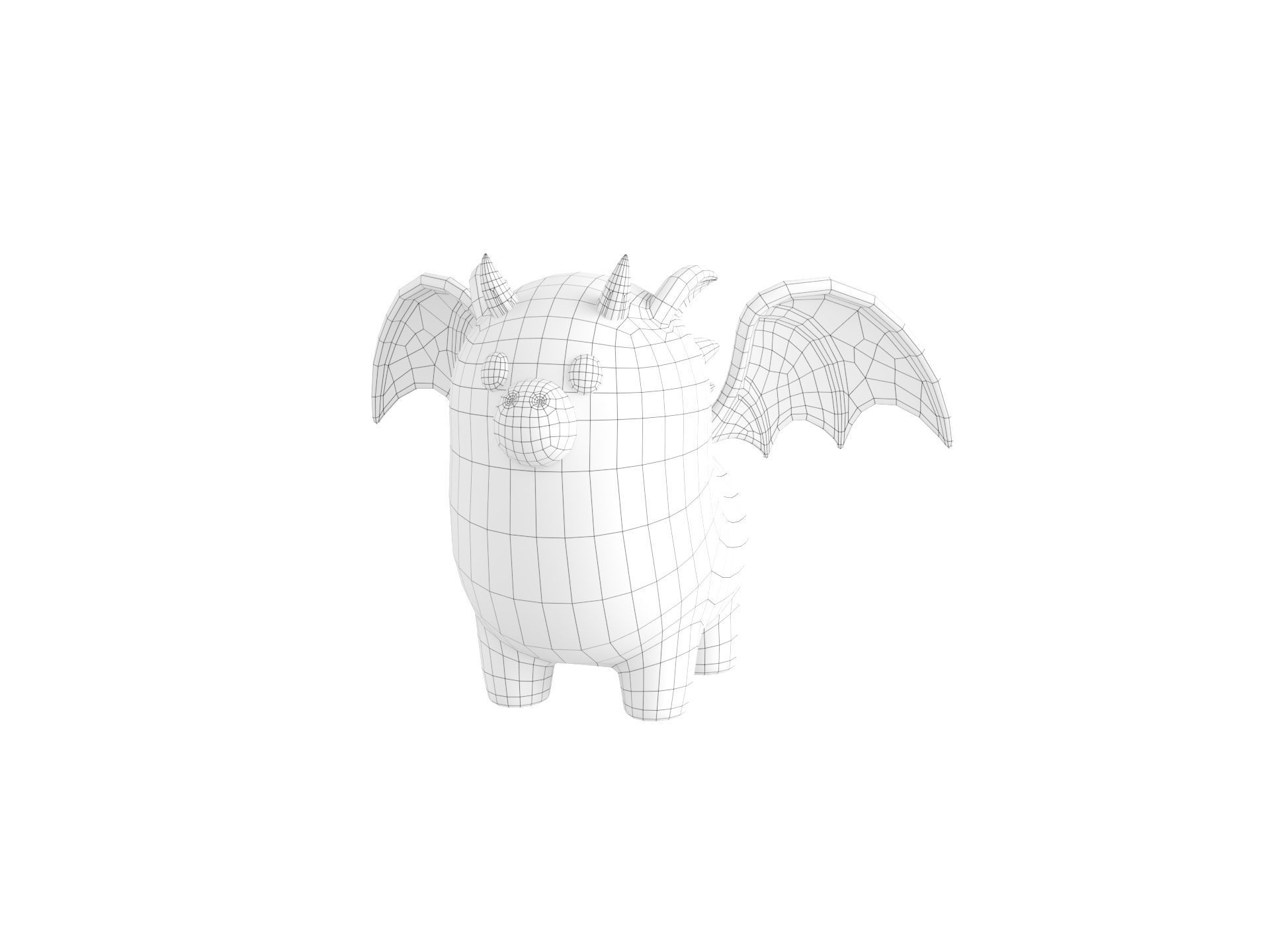 Dragon Character 3D model_33