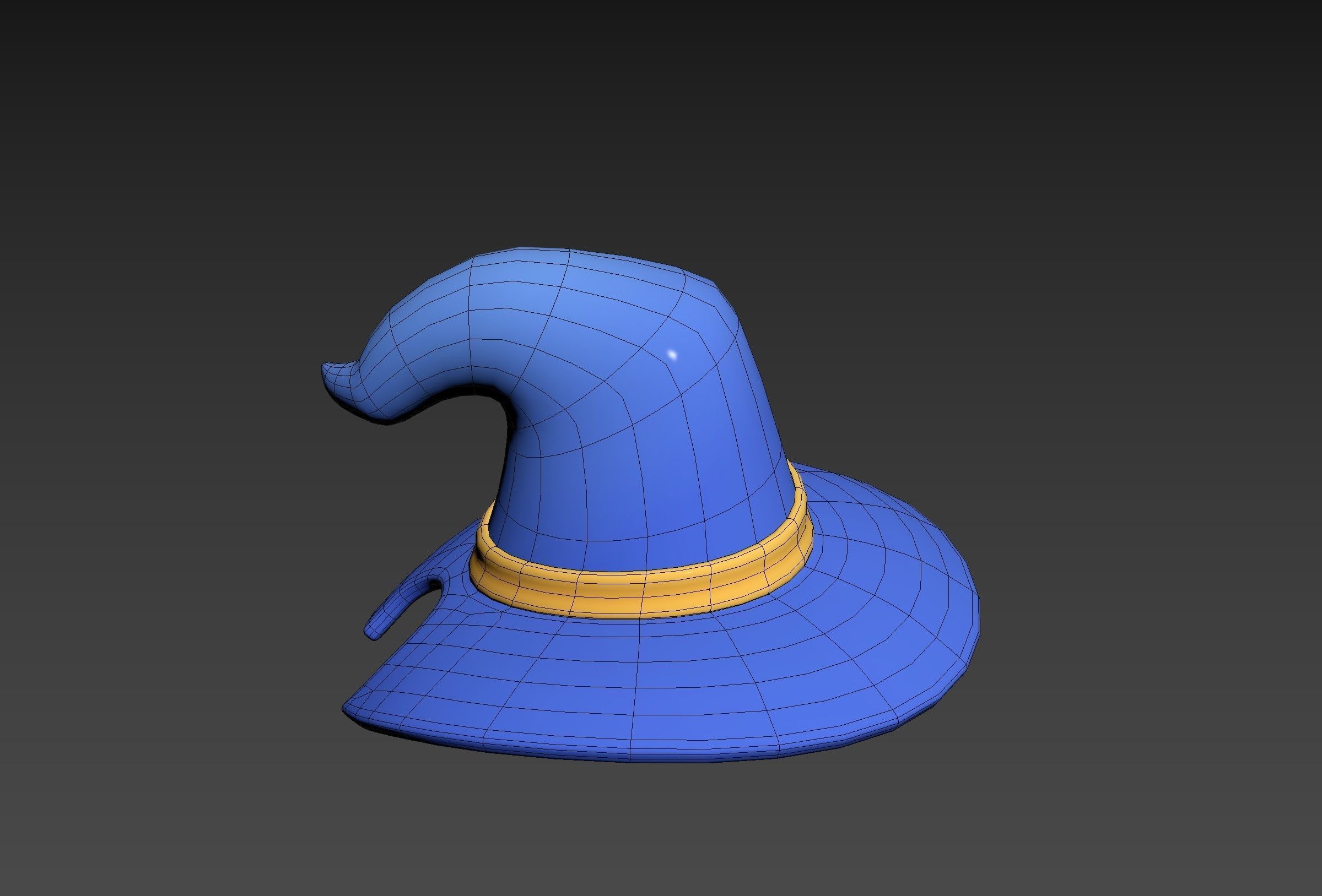 Witch Hat 3D model_21