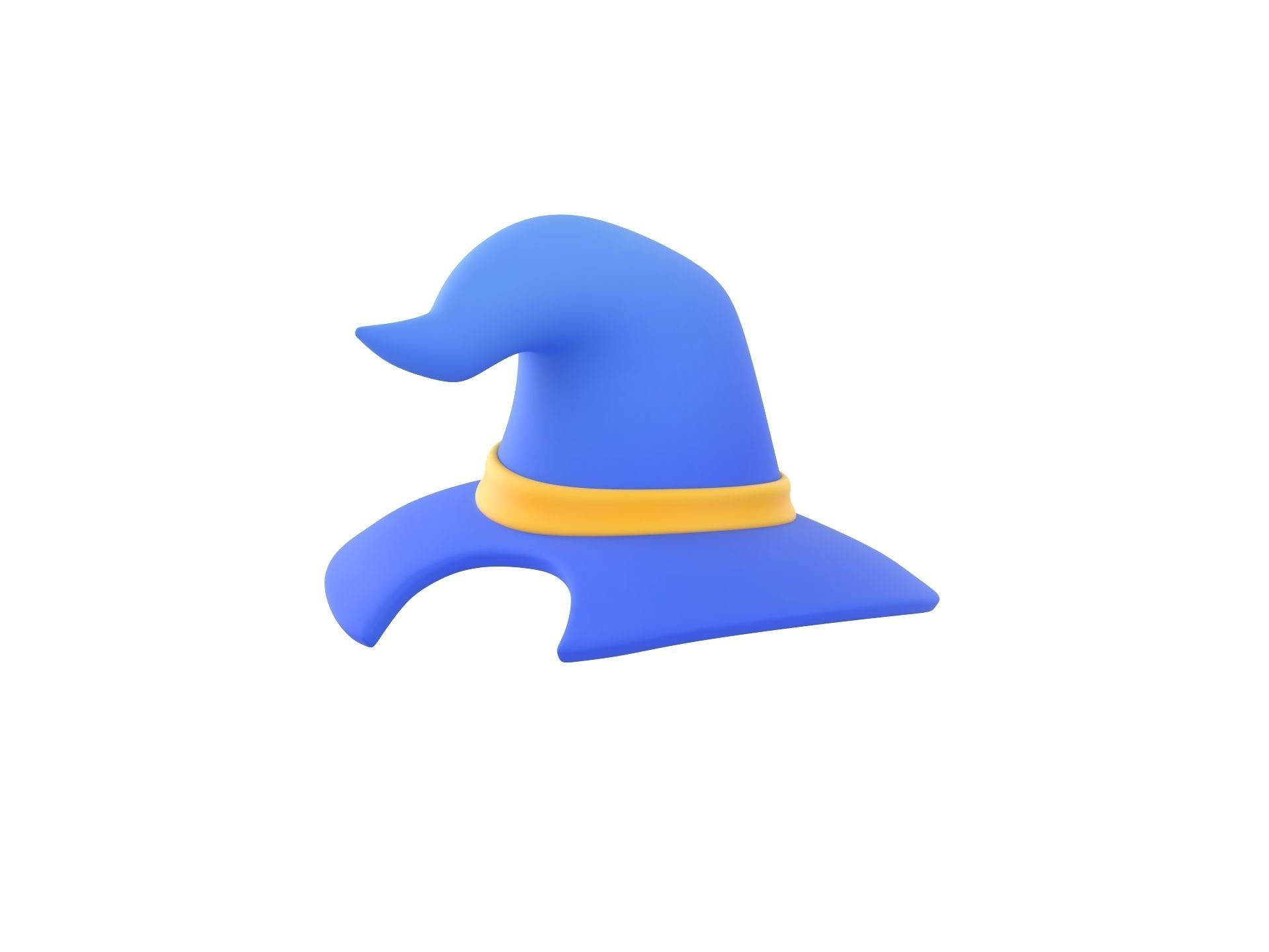 Witch Hat 3D model_4