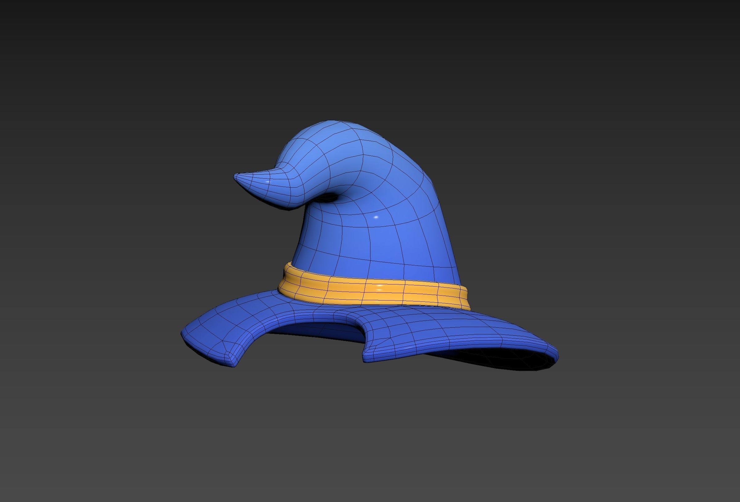 Witch Hat 3D model_23