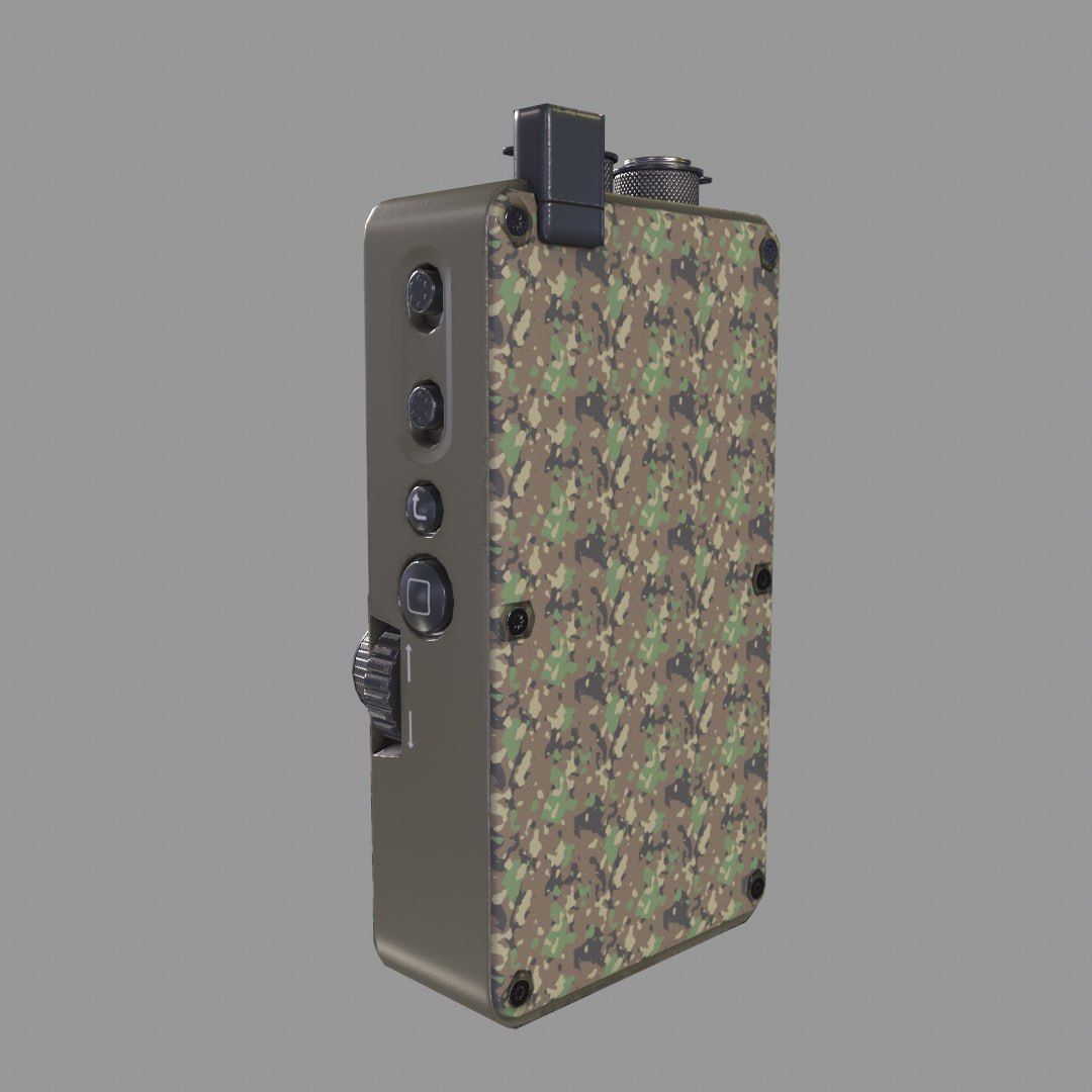 MP3 Flange Low-poly 3D model_5